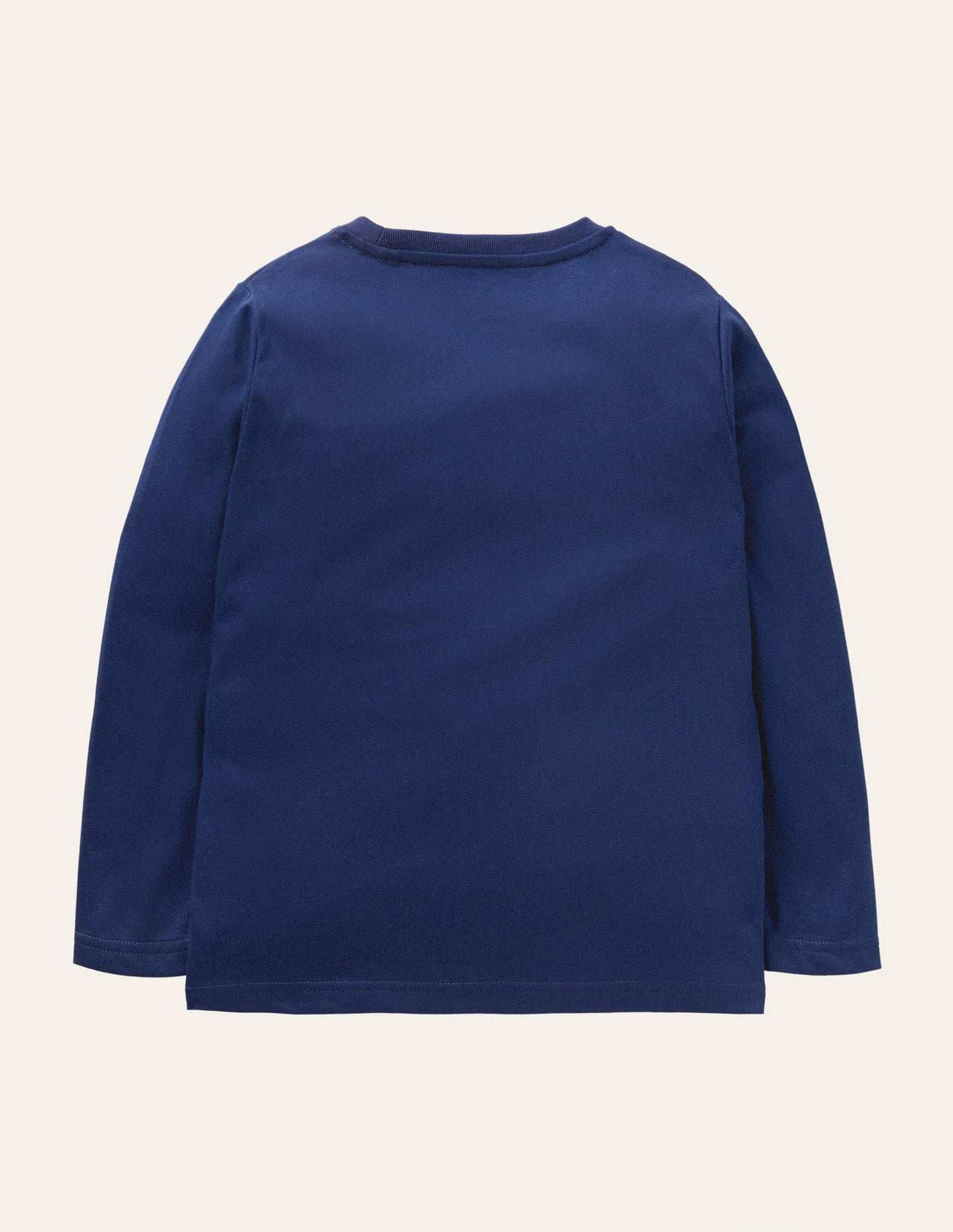 T-Shirt mit Tierapplikation mit zwei Klappen-Segelblau, Dinosaurier