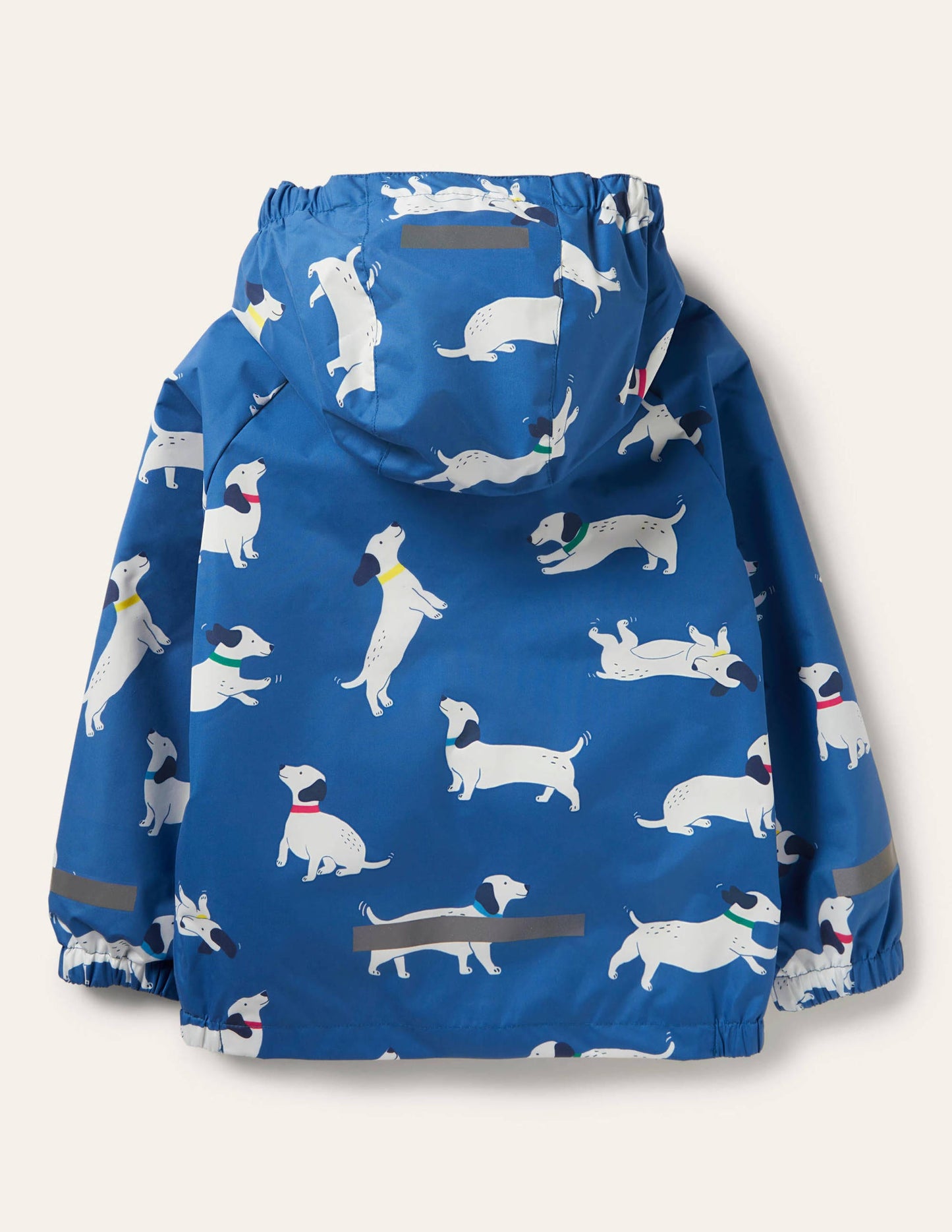Wasserdichte Regenjacke-Venedig-Blau, Dackel