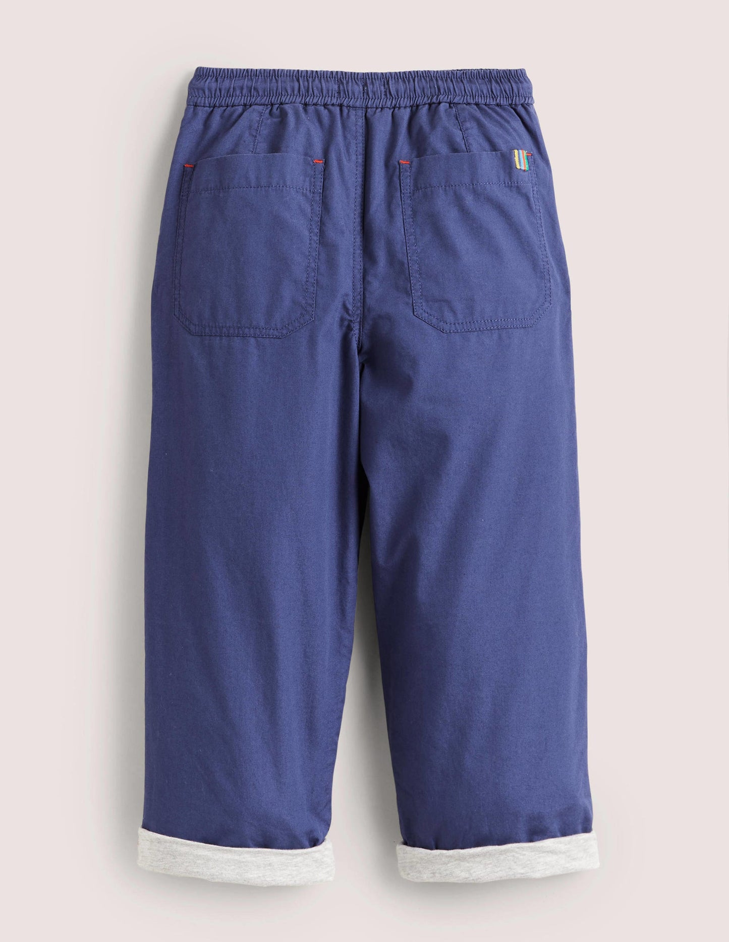 Gefütterte Cordhose-Segelblau