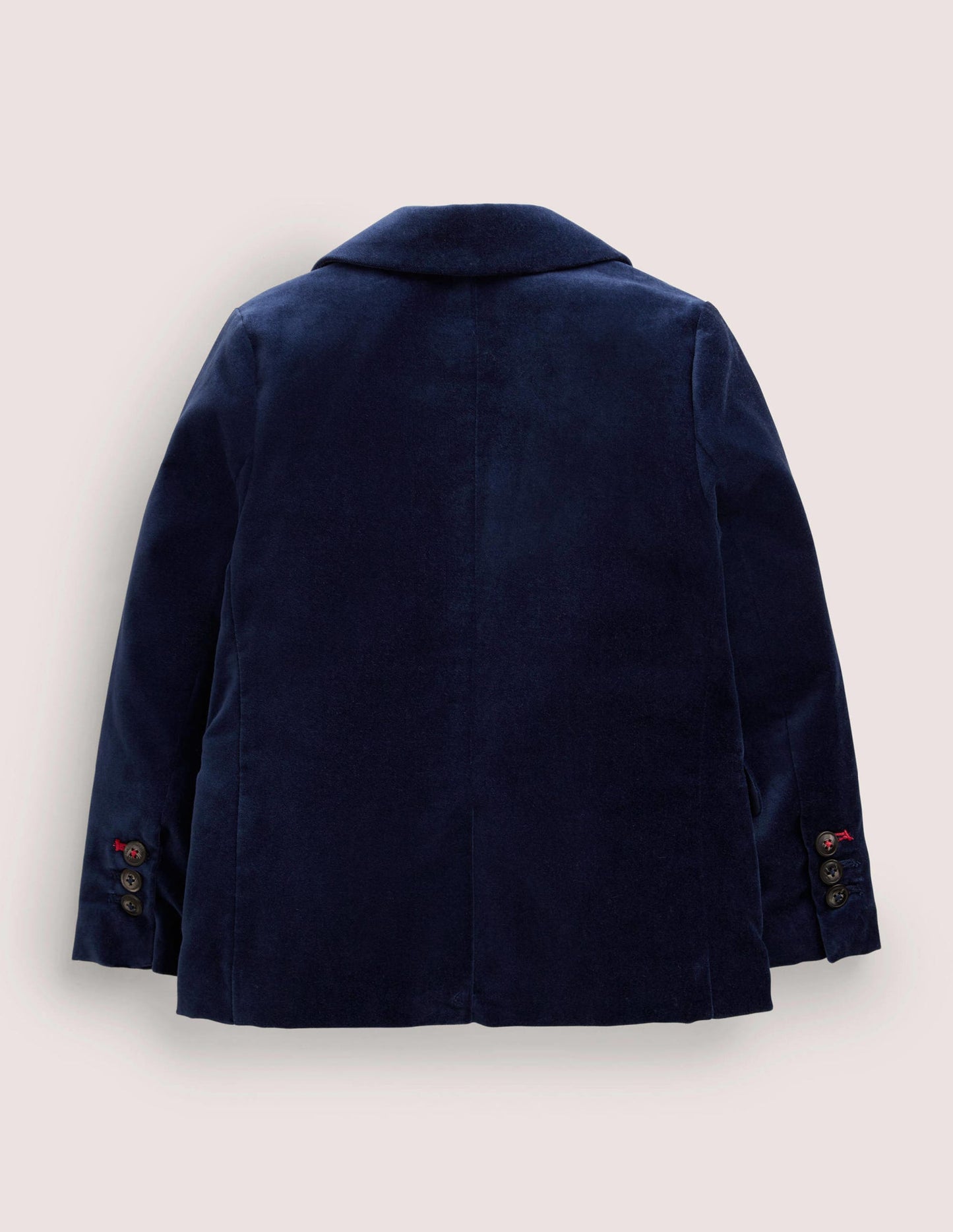 Navy Velvet Christmas Party Blazer-Schuluniform-Navy, Samt