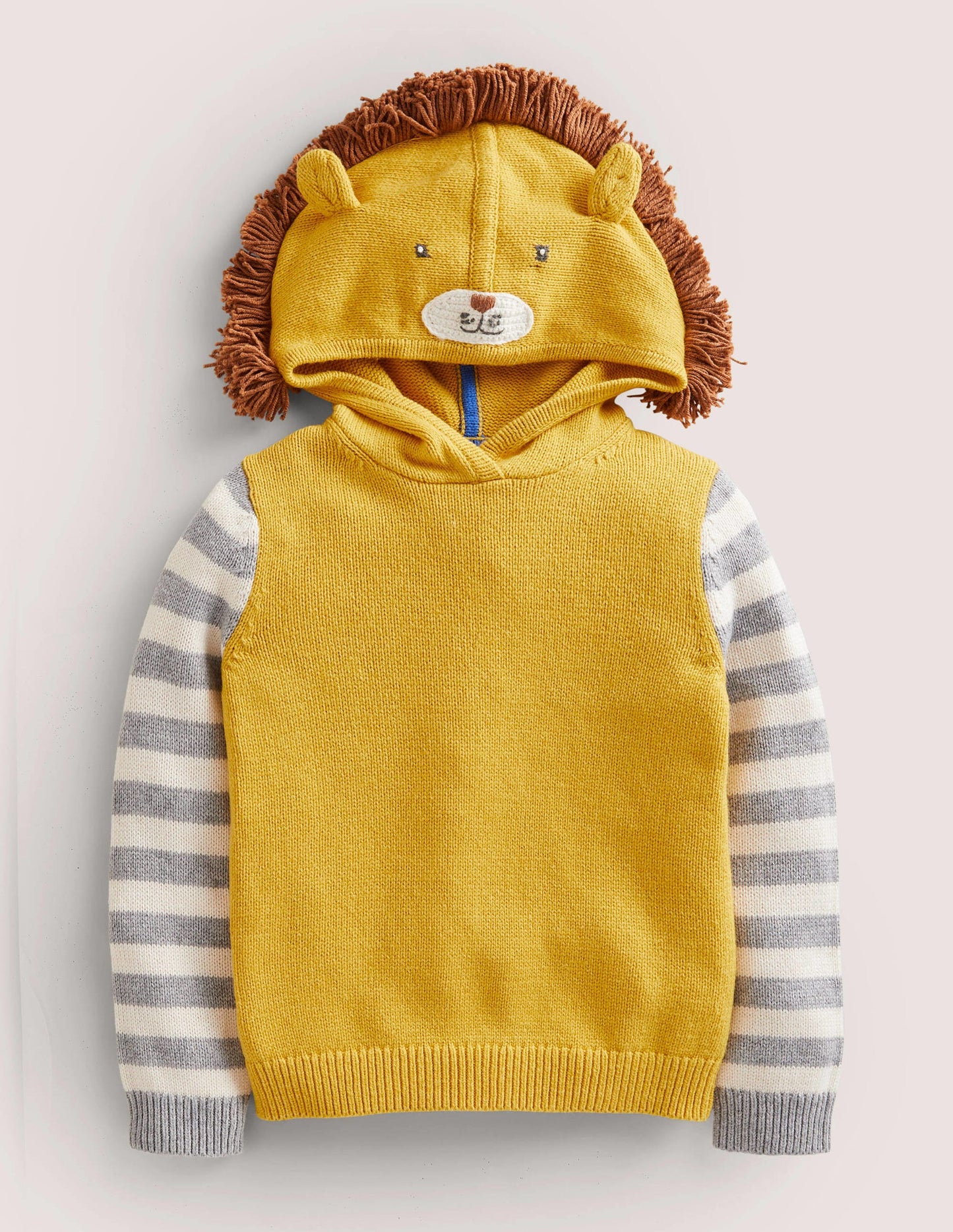 Origineller Löwen-Hoodie-Honiggelb, Löwe