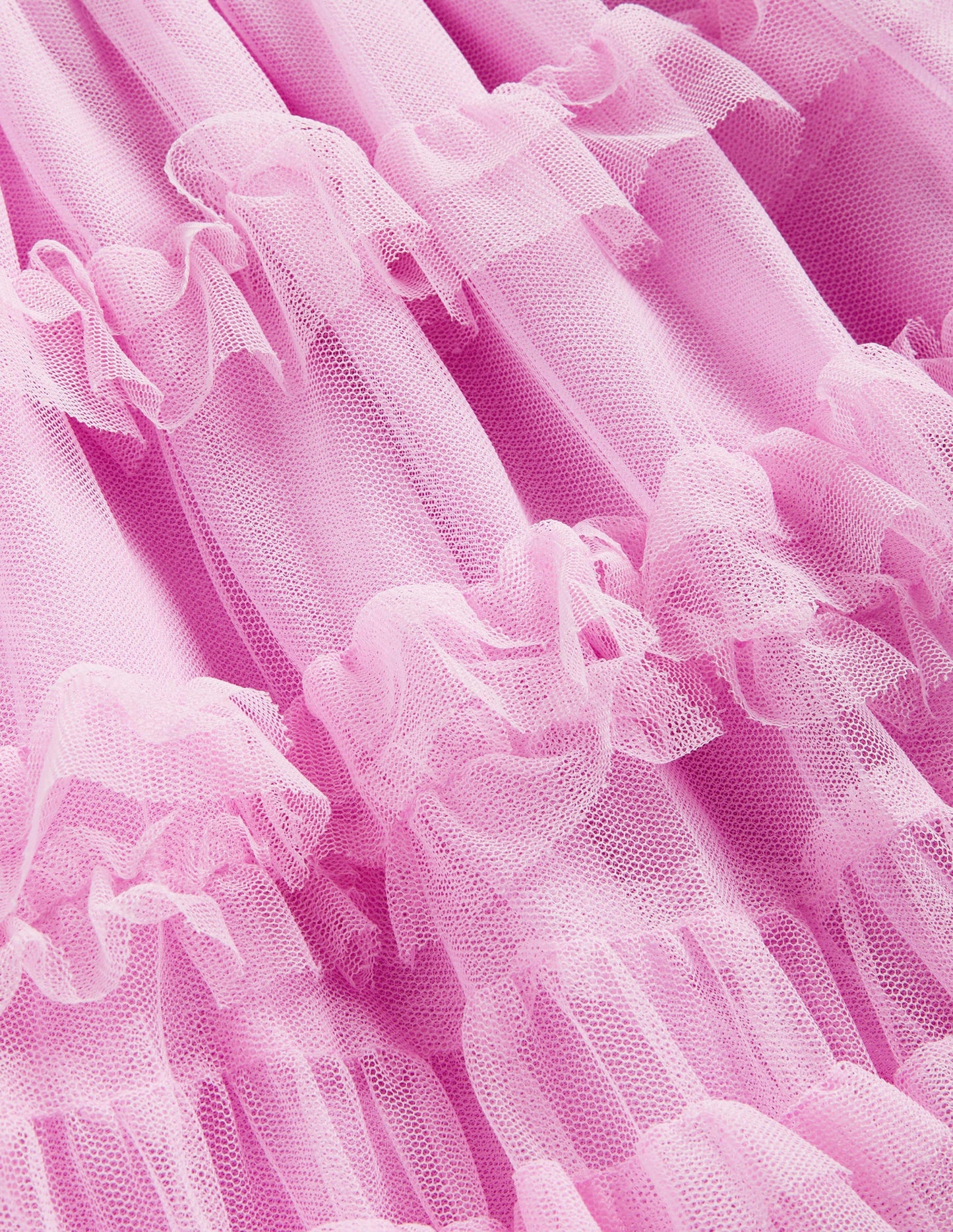 Jupe midi en tulle-Violet pétale d'orchidée