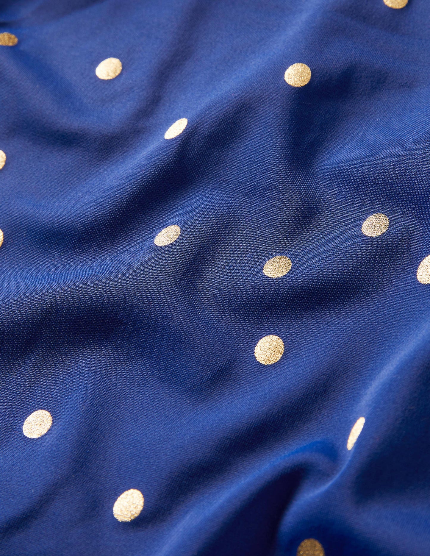 Short Sleeve Rash Vest-Harmony Blue Gold Spot