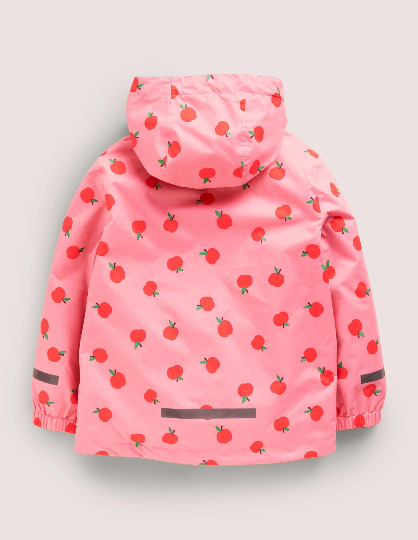 Pink Apple Print Waterproof Jacket-Kirschblütenrosa, Äpfel