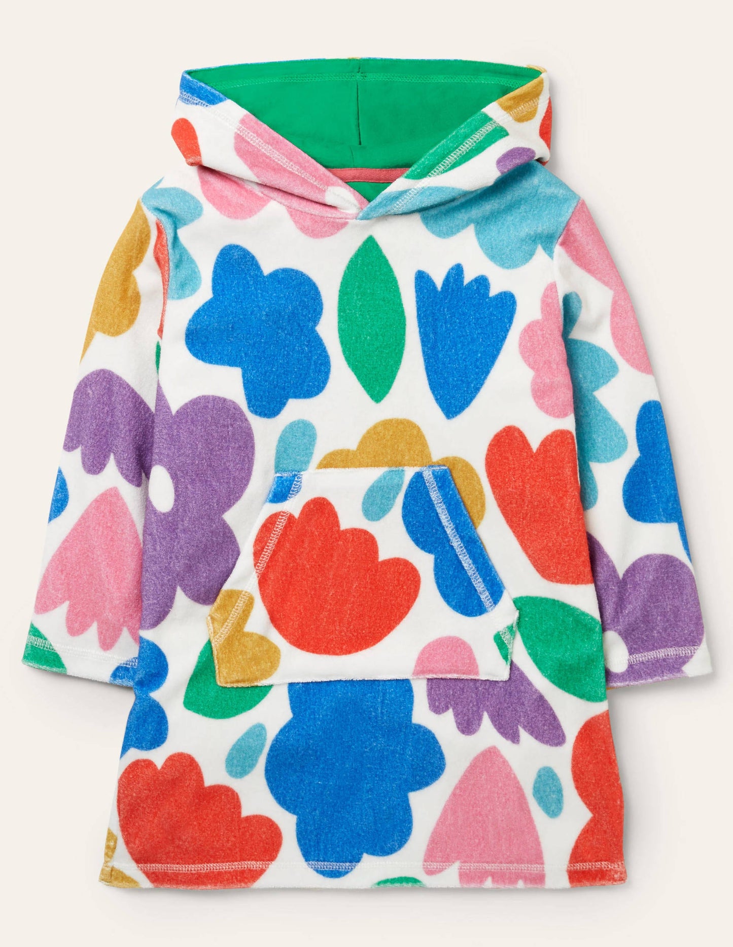 Poncho en éponge-Motif Painted Floral multi