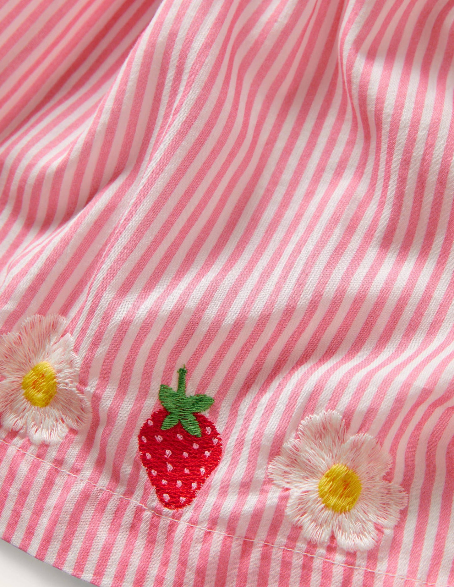 Kleid mit überkreuzten Rückenträgern-Hellrosa/Naturweiß