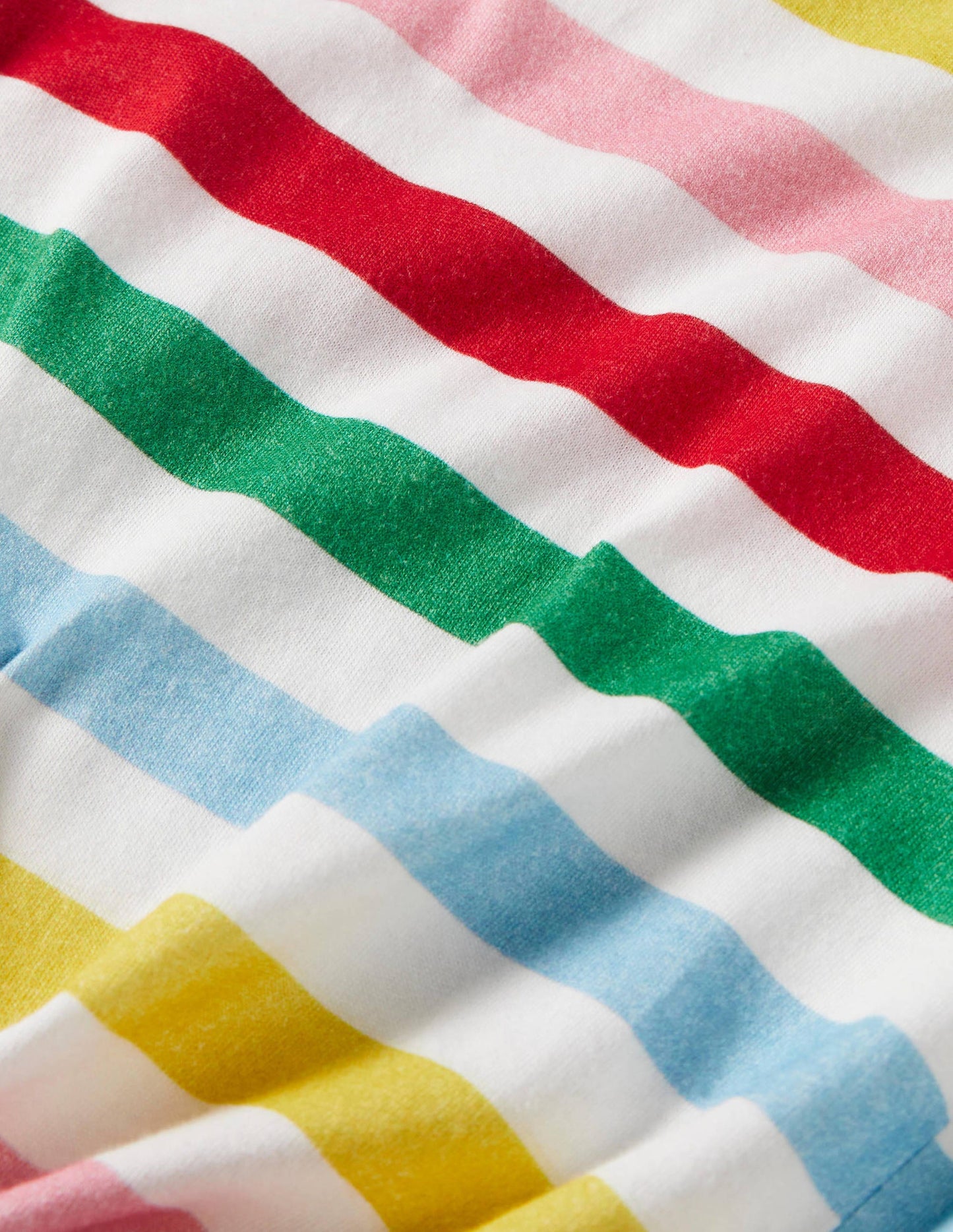 T-Shirt zum Binden-Bunt, Gestreift