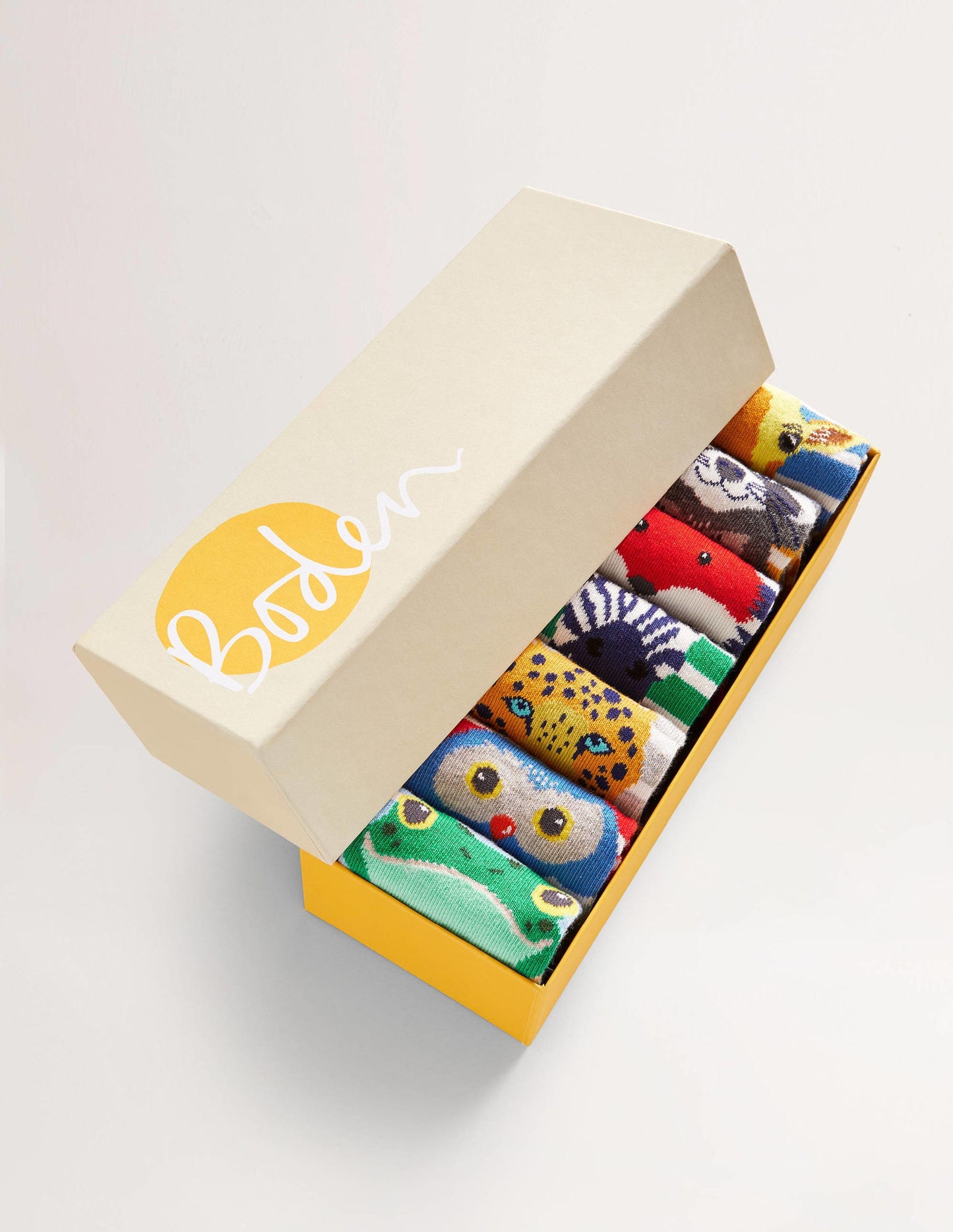 Box mit Socken im 7er-Pack-Tiere der Welt
