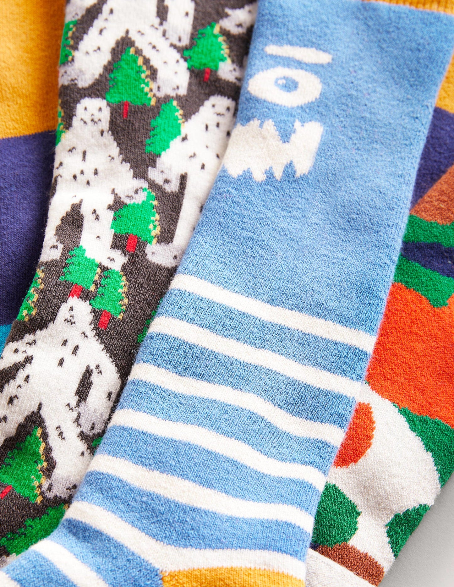 5 paires de chaussettes de ski-Hiver multi