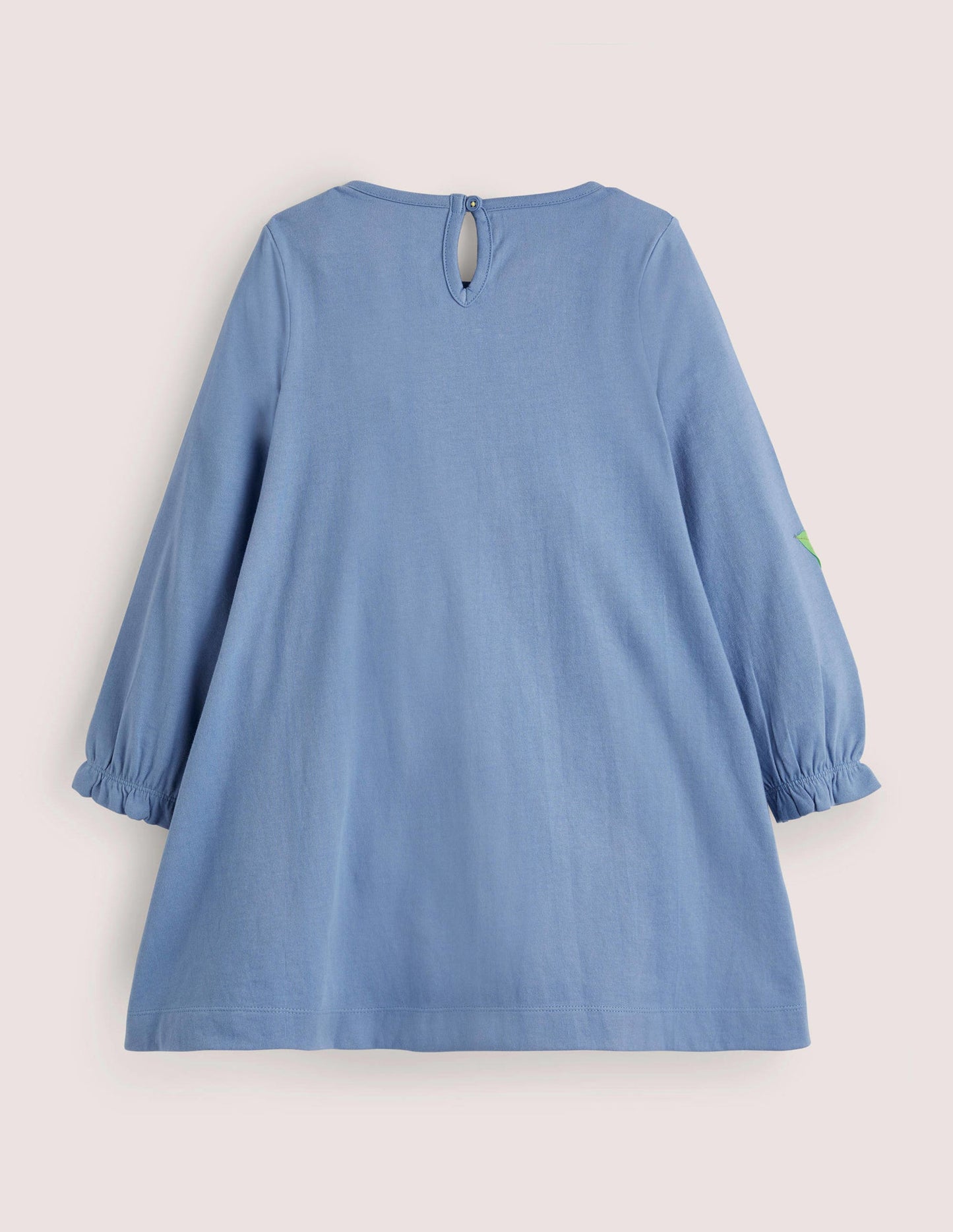 Jerseykleid mit Applikation-Rivierablau, Waldtiere