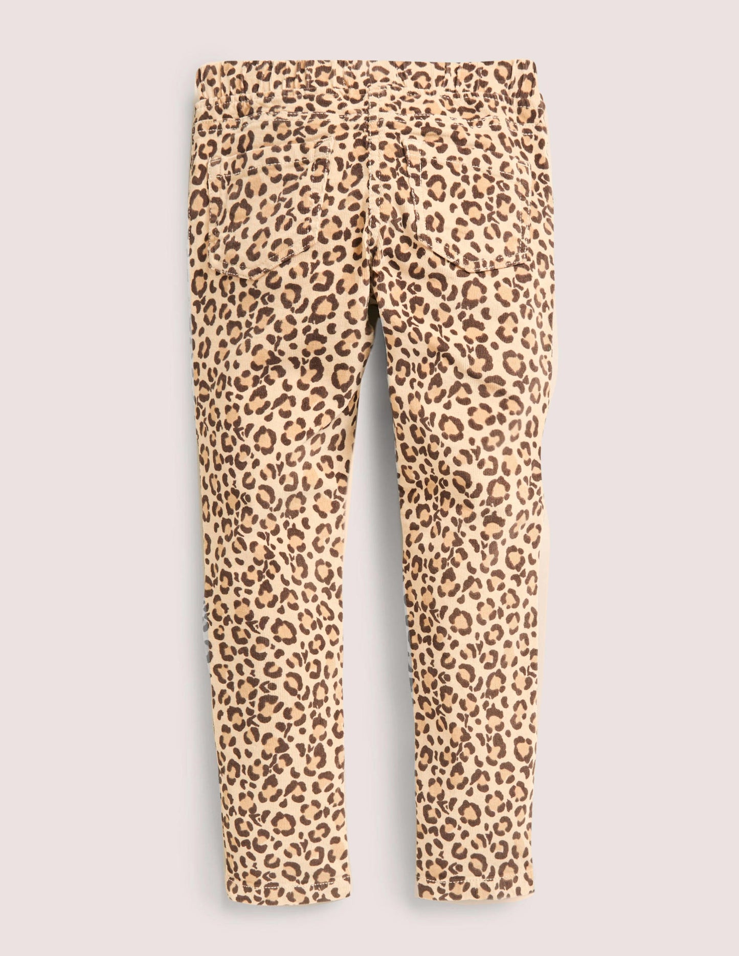 Cord Leggings-Leopardenmuster