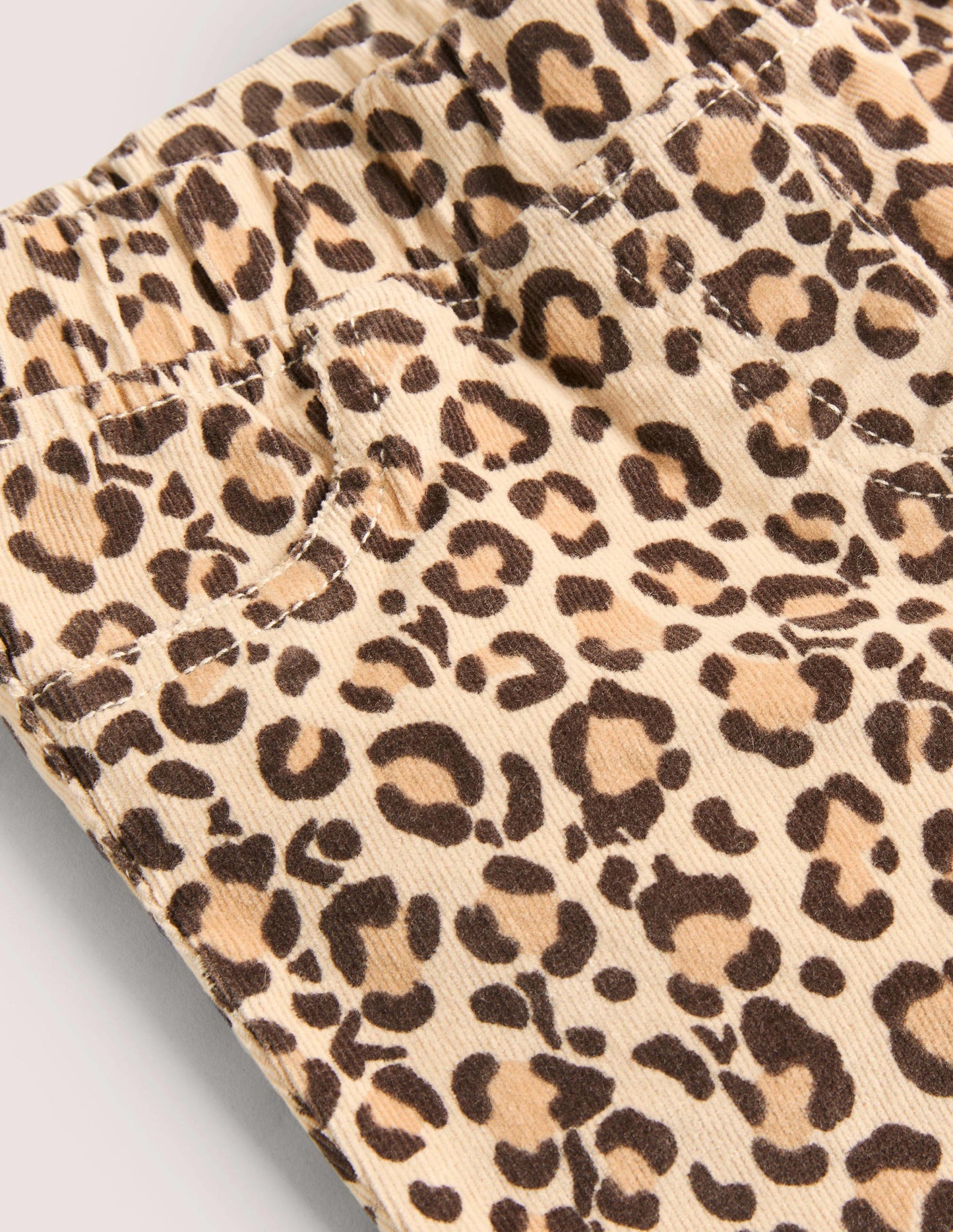 Cord Leggings-Leopardenmuster