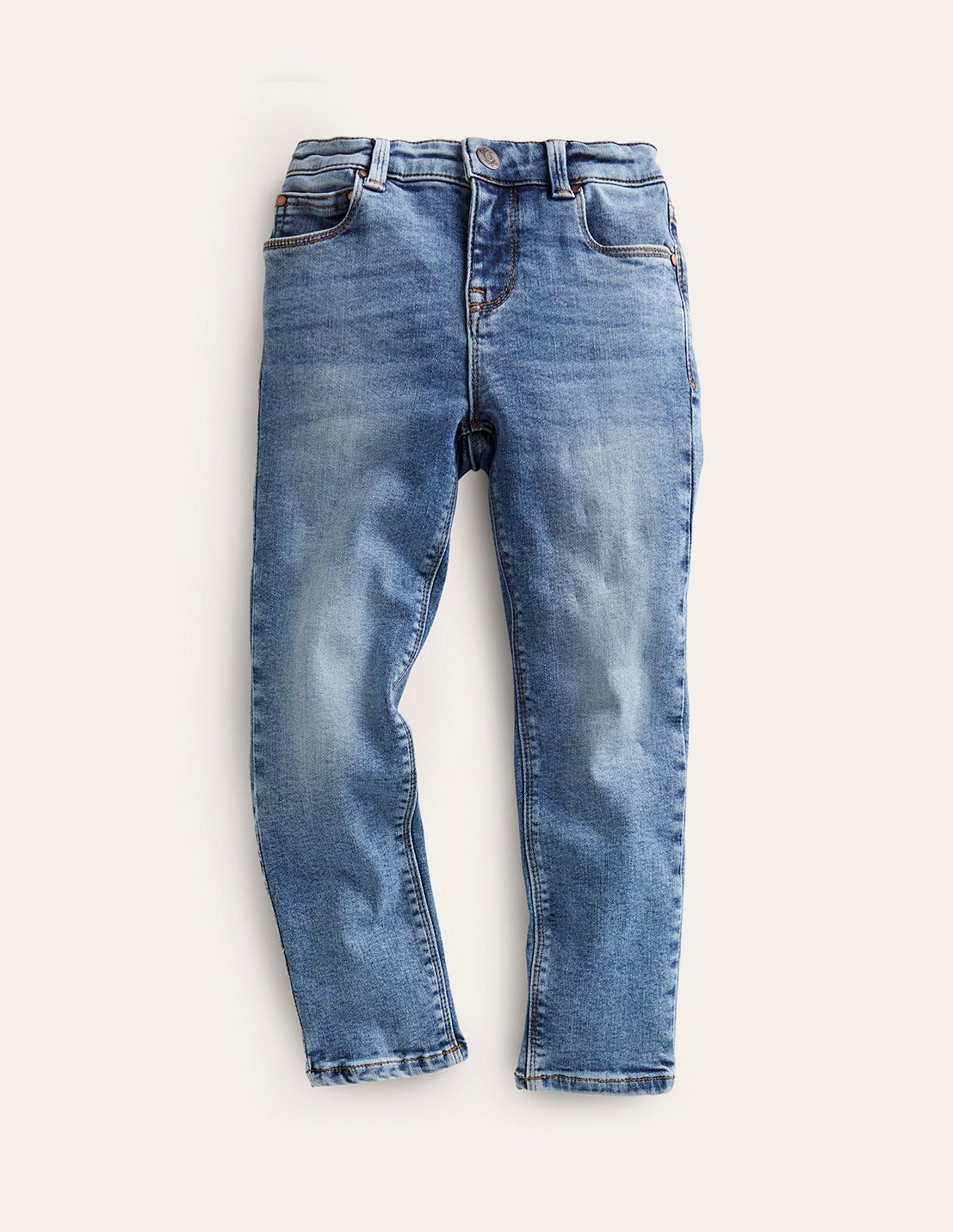Adventure-Flex Schmal geschnittene Jeans-Helles Vintageblau