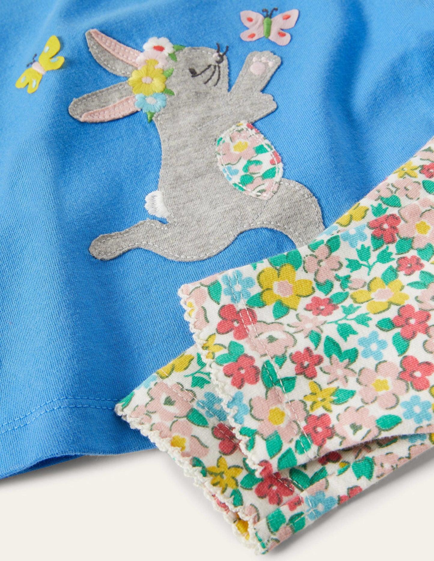 Set aus Kleid & Leggings-Helles Glockenblumenblau