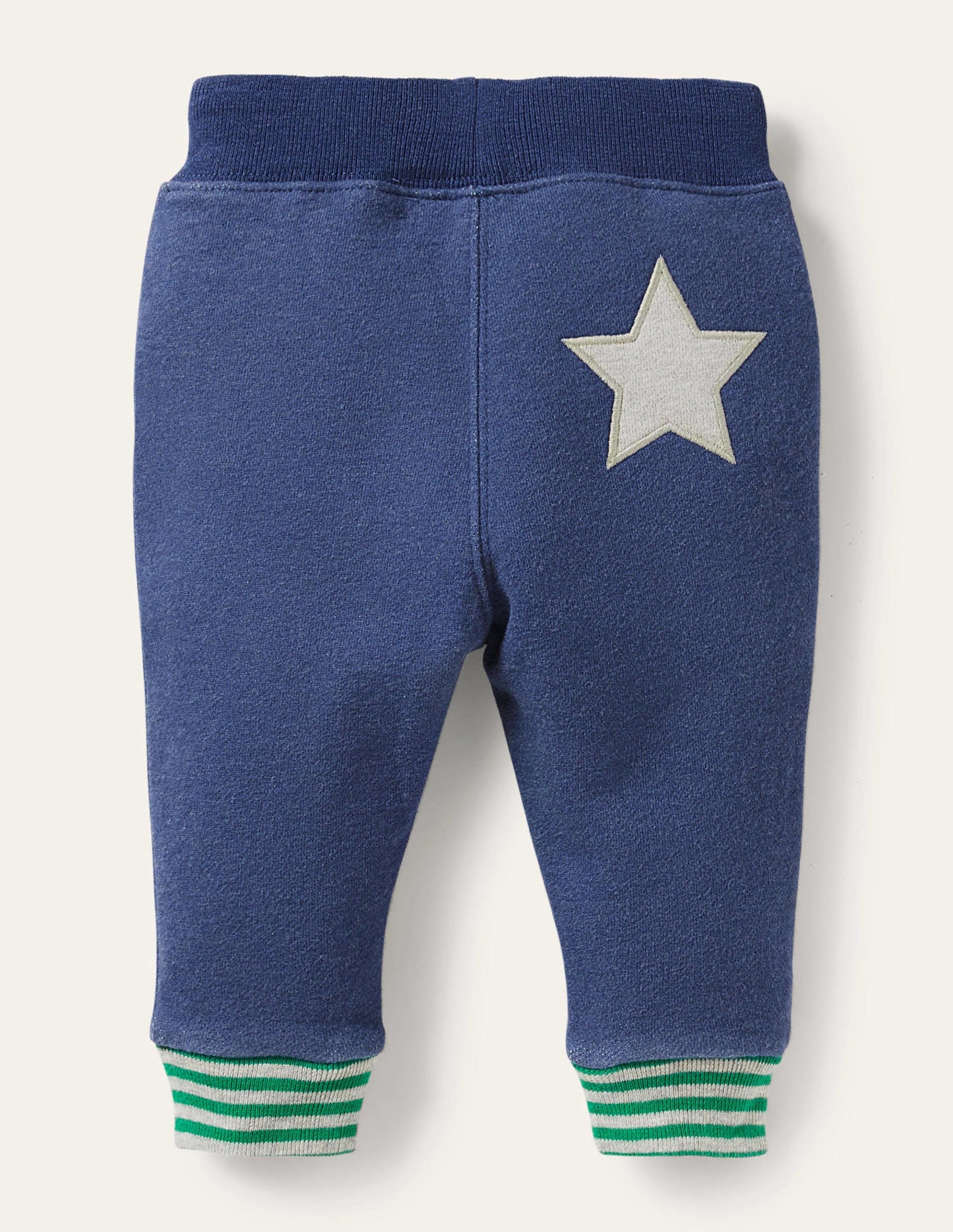 Pantalon basique en jersey-Bleu tribord