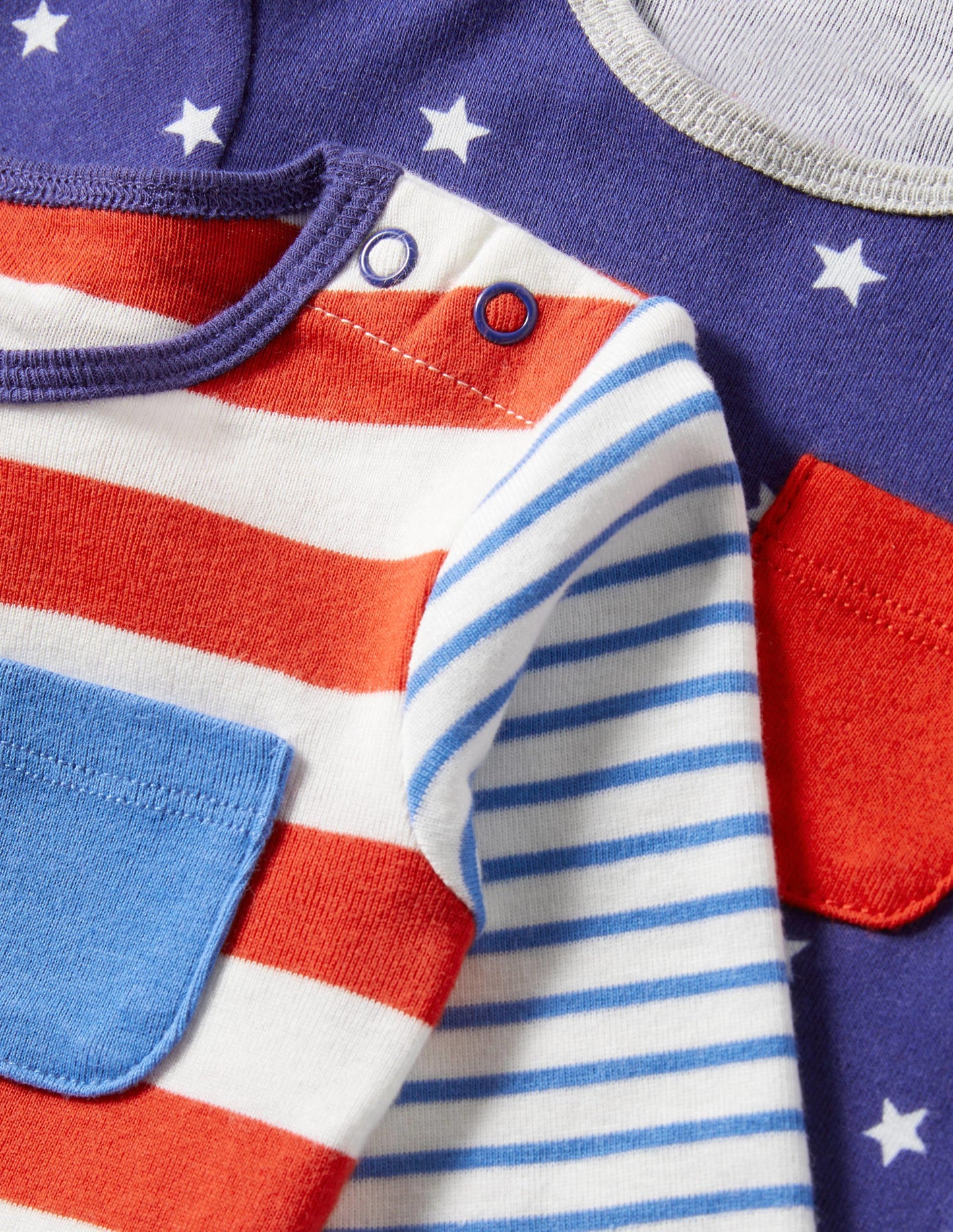 Body im Doppelpack-Segelblau, Sterne