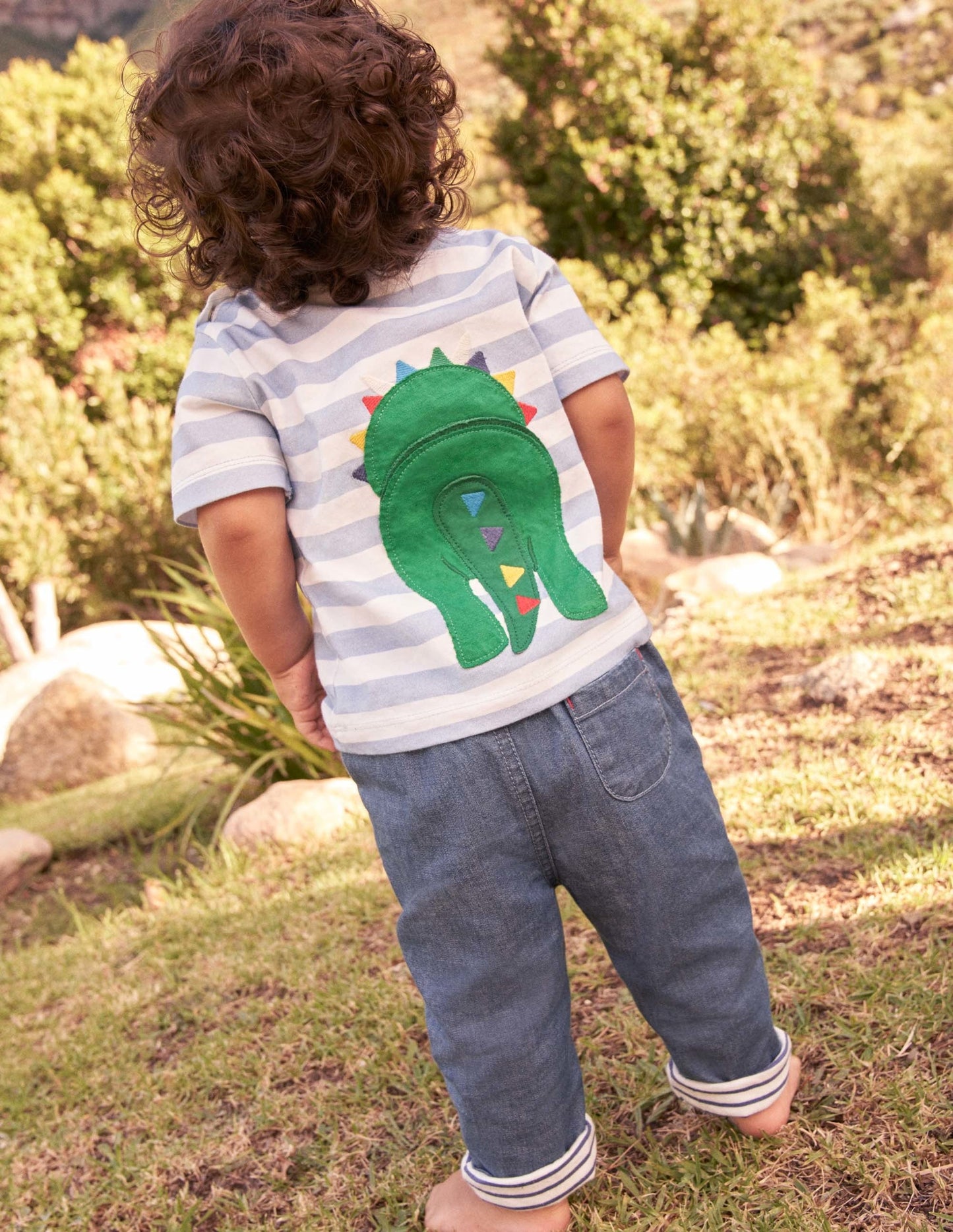 Hose mit geripptem Bund-Mittlerer Faux-Uni