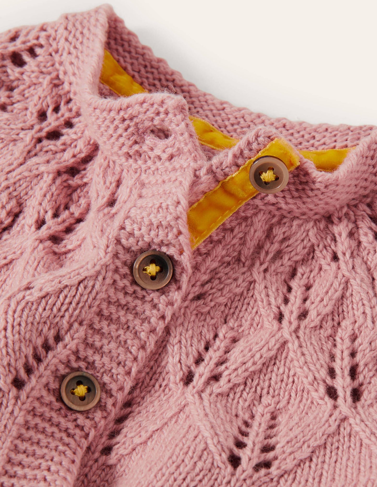 Alltagstauglicher strukturierter Cardigan-Mandelblütenrosa