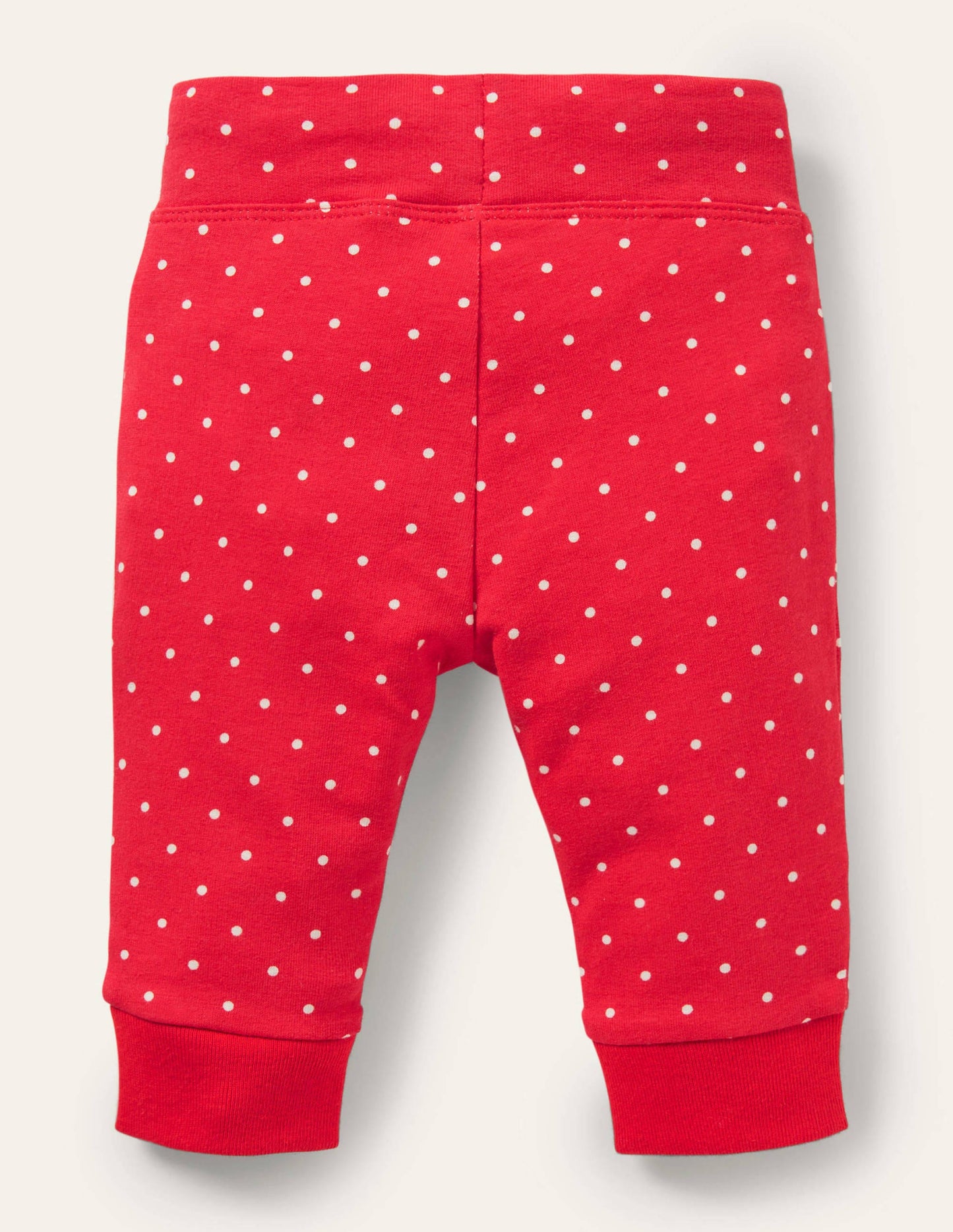 Jerseyhose mit Applikation-Erdbeerkuchen, Pünktchen