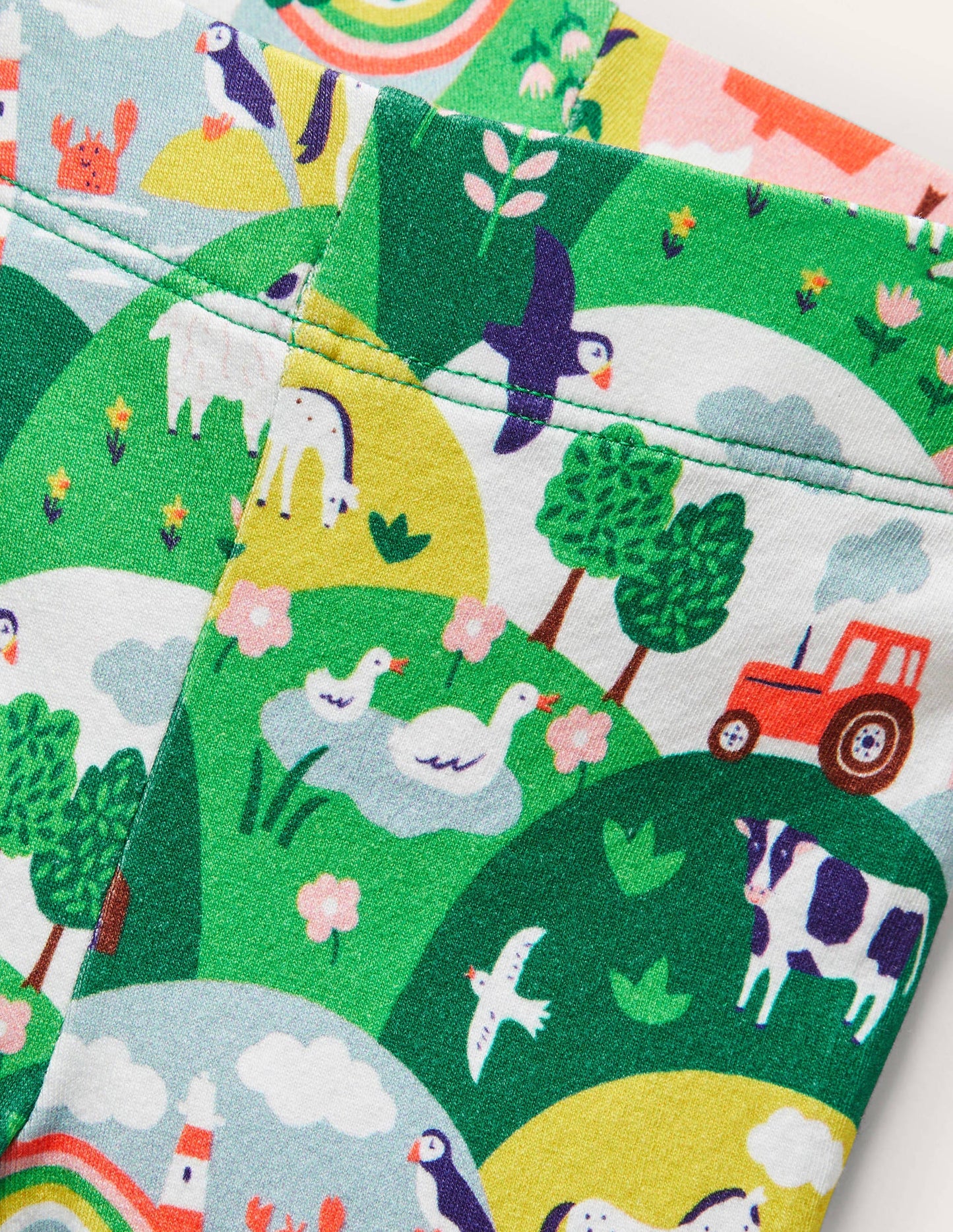 Baby-Leggings-Bunt, Küstenszene