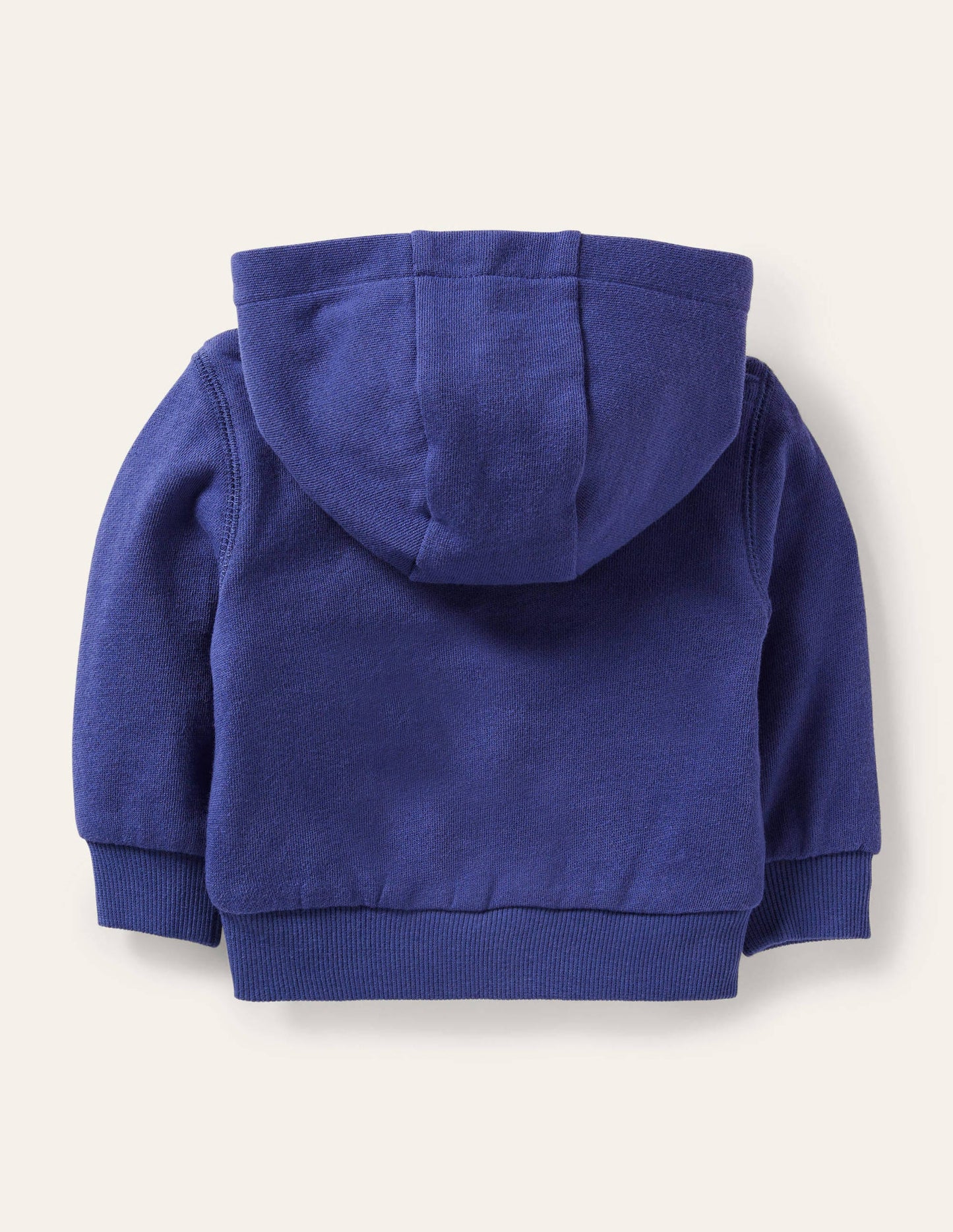 Kapuzenjacke mit Applikation-Blau, Neugierige Tiere