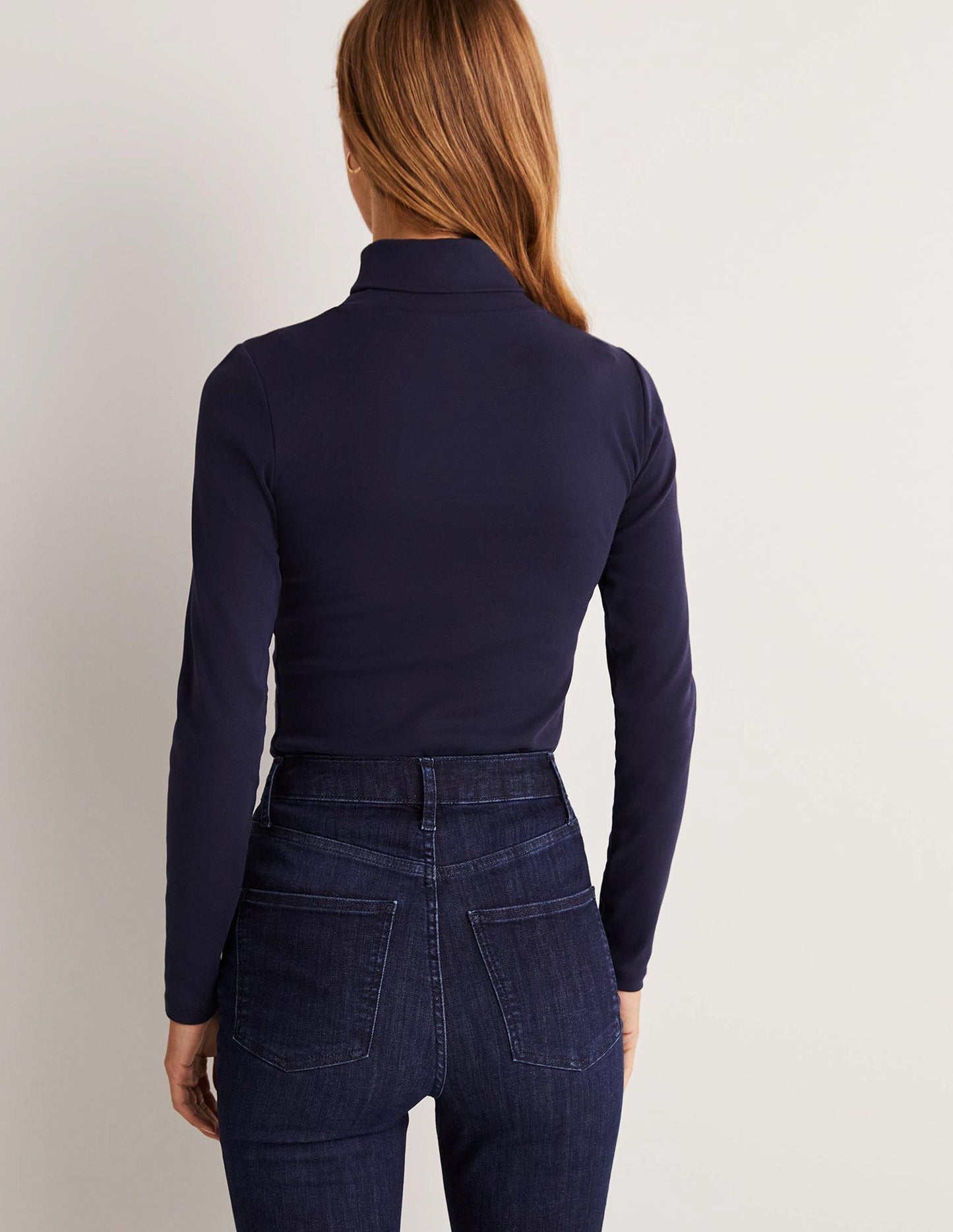 Col roulé Essential-Bleu marine