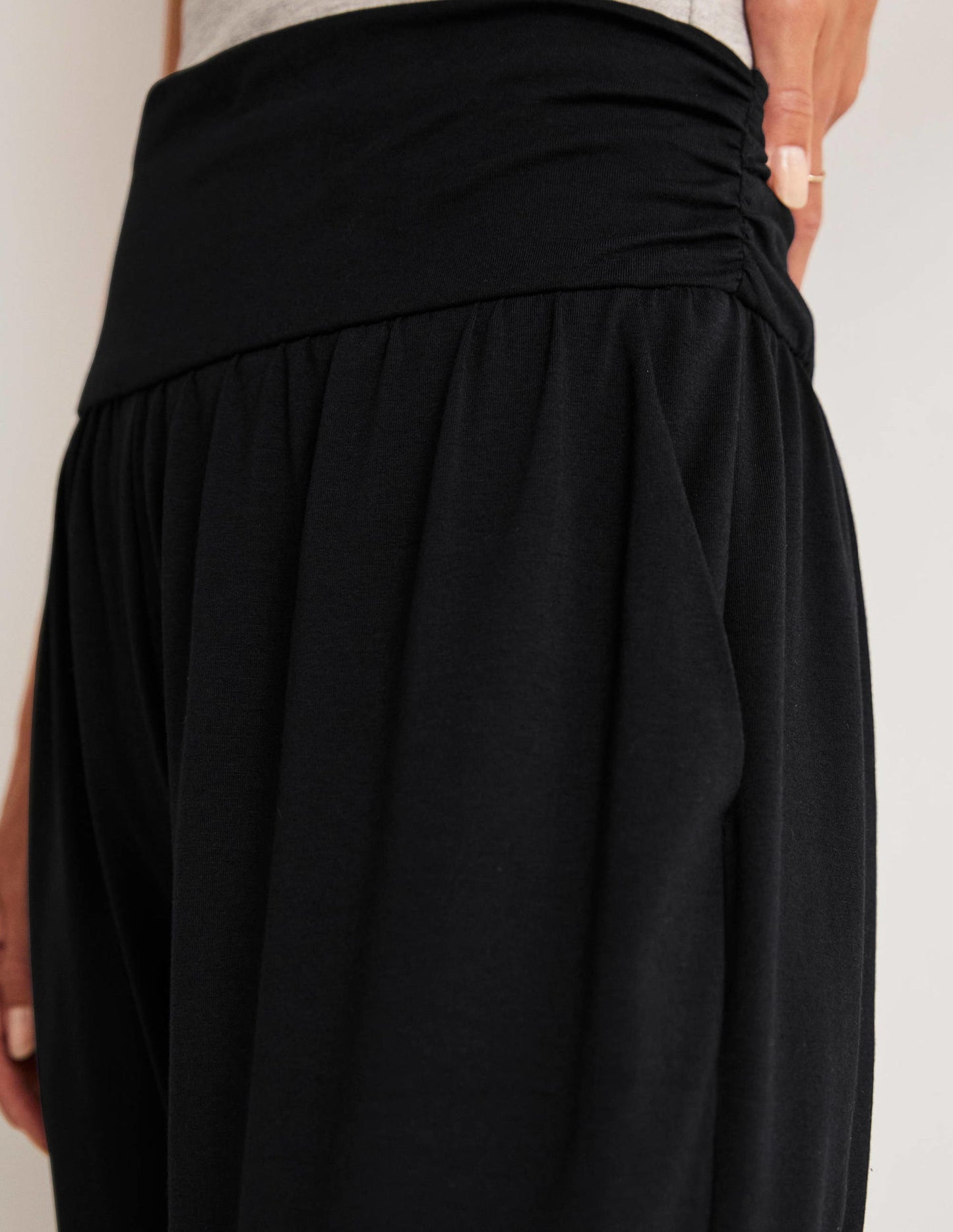 Hareem Jersey-Jogginghose-Schwarz