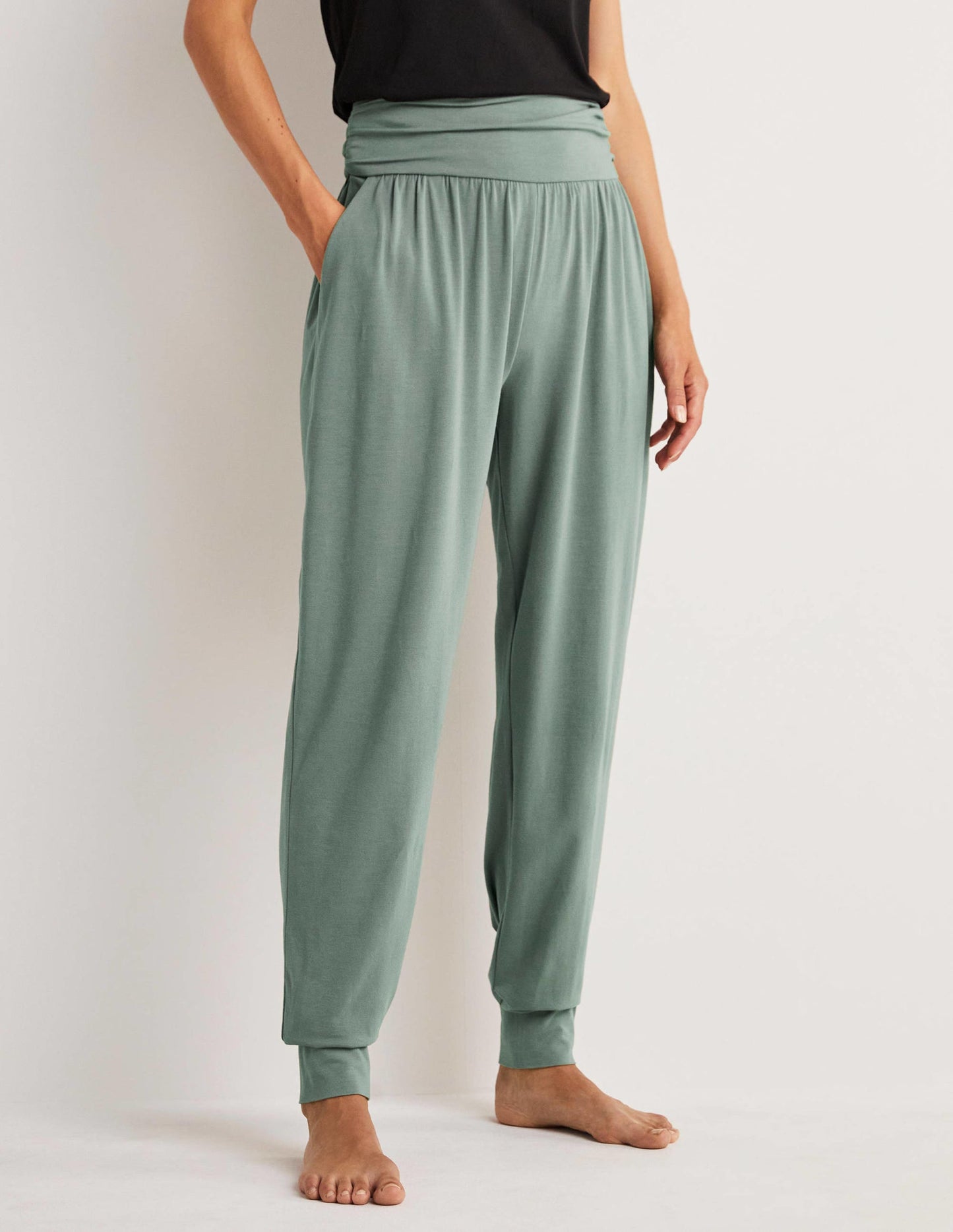 Hareem Jersey-Jogginghose-Erlengrün