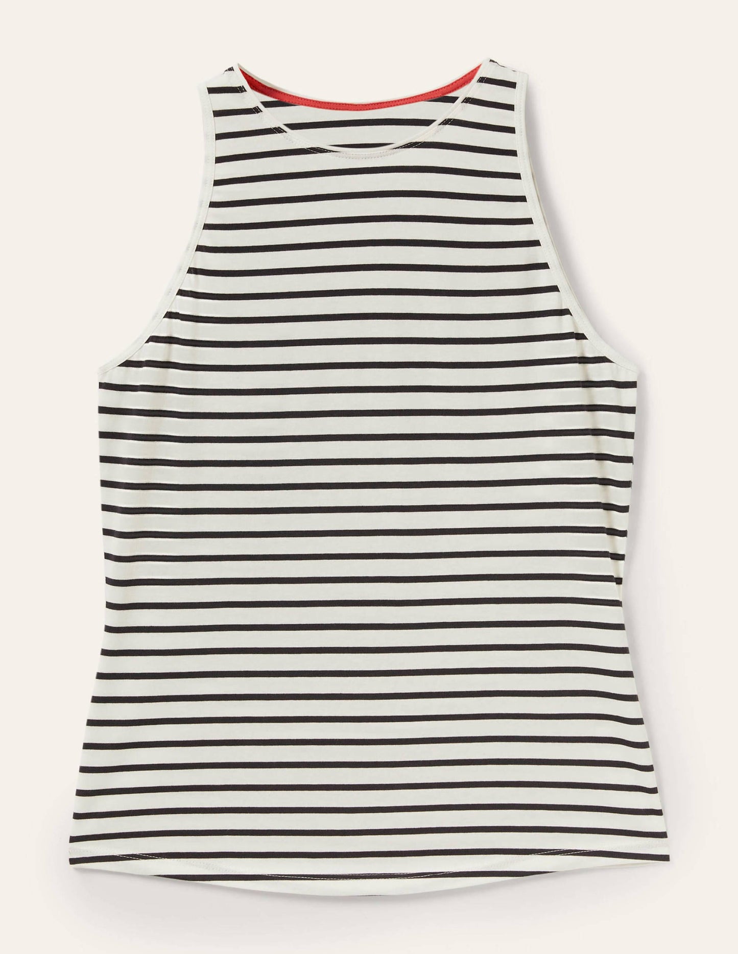 Arabella Jerseyoberteil-Naturweiß/Navy, Gestreift