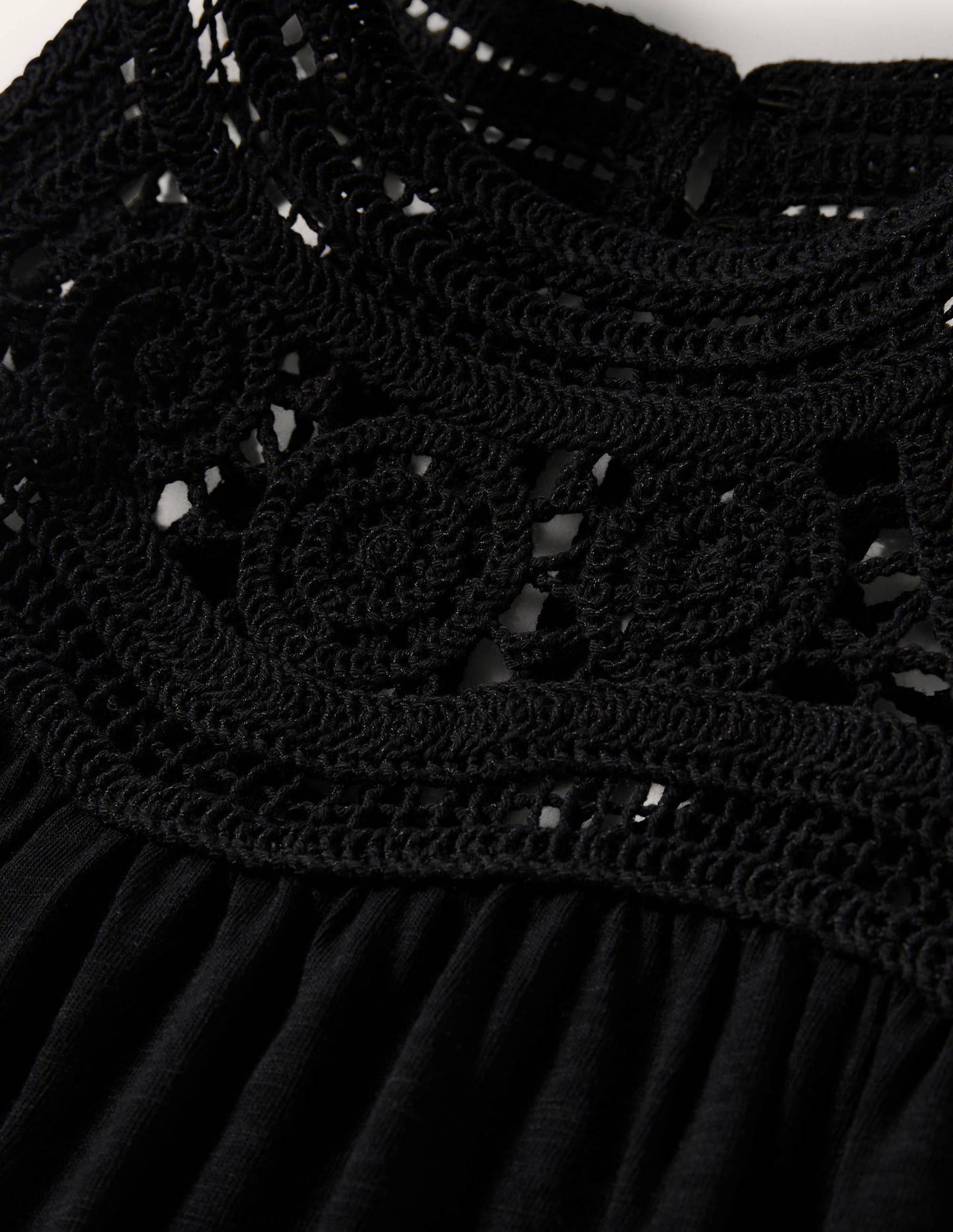 Anais Jersey-Midikleid-Schwarz