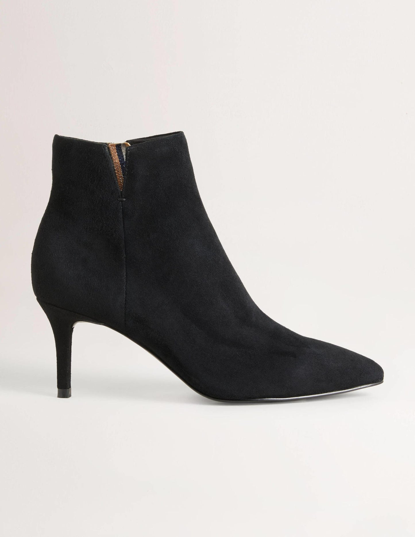 Wildlederstiefeletten-Schwarz