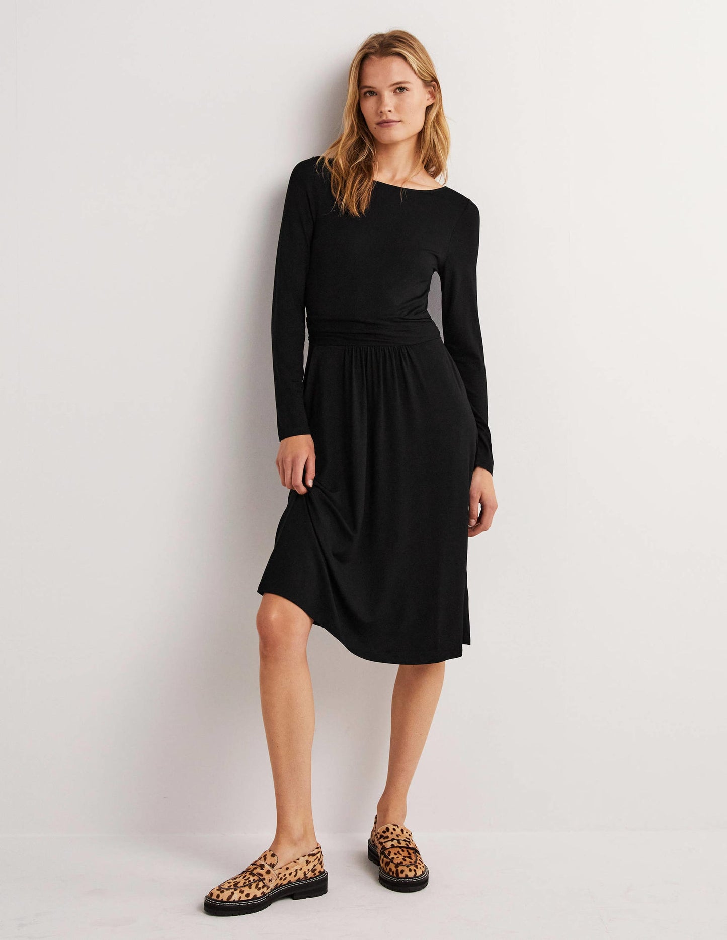Abigail Jerseykleid-Schwarz