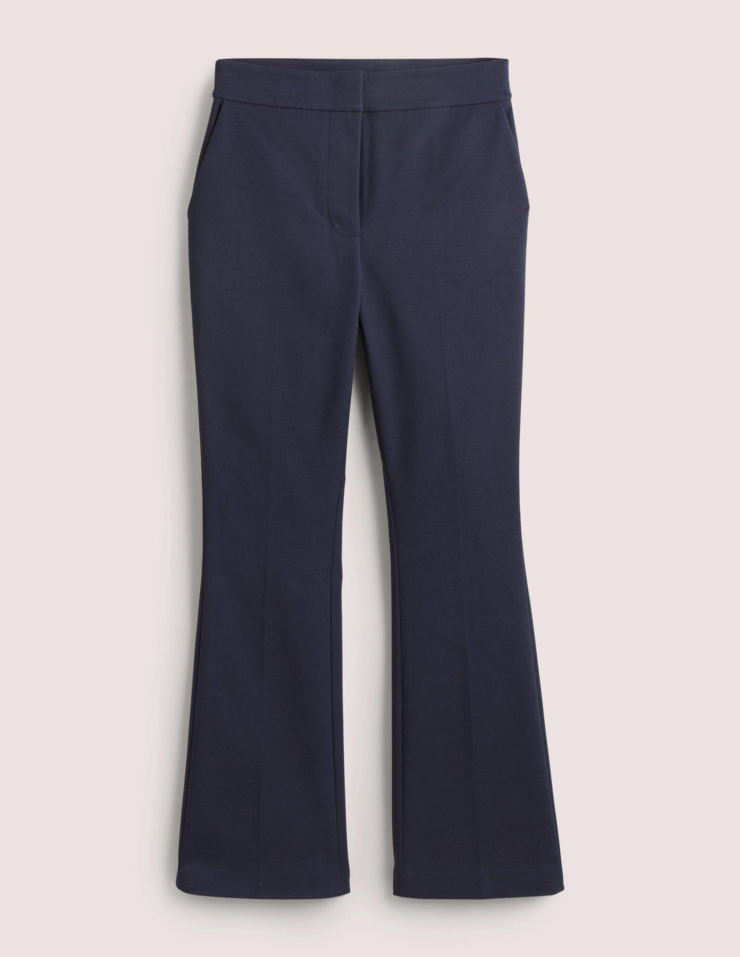 Ausgestellte 7/8-Hose-Marineblau