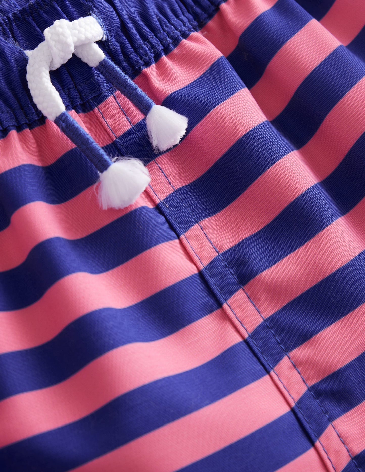 Swim Shorts-Azelea and Bluing Stripe