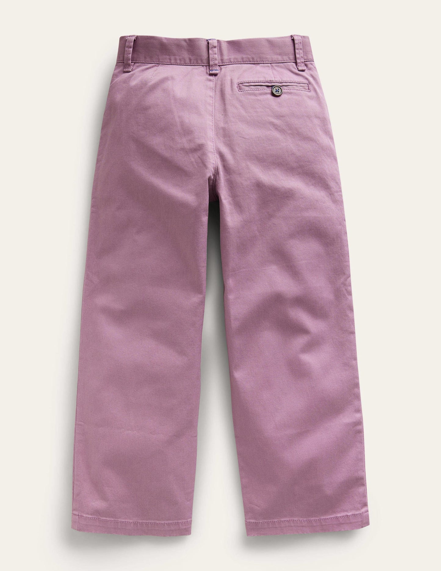 Chinohose mit weitem Bein-Mammut-Grau