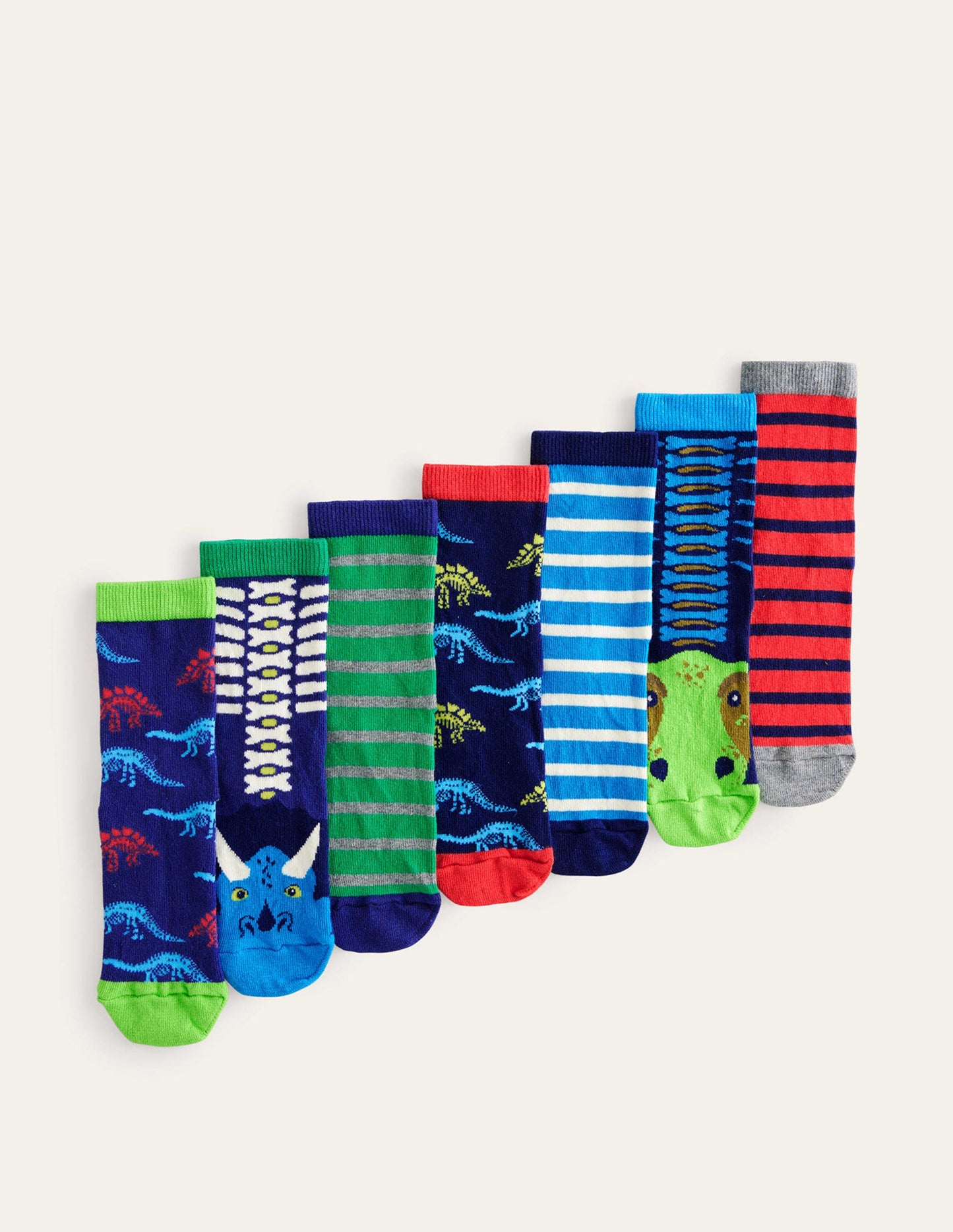 Socken im 7er-Pack-Dinosaurier