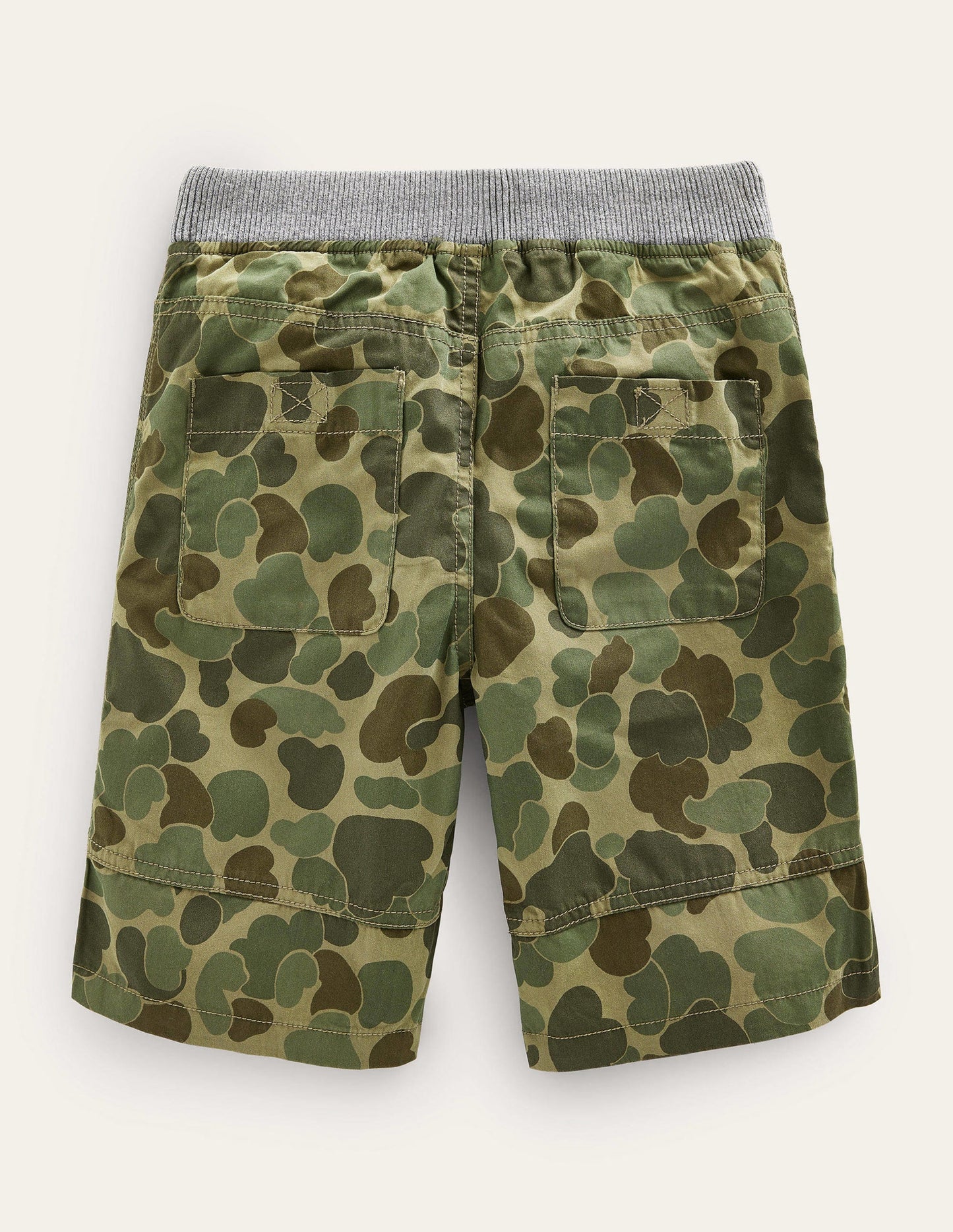Abenteuer-Shorts-Khaki, Blasen-Camouflagemuster