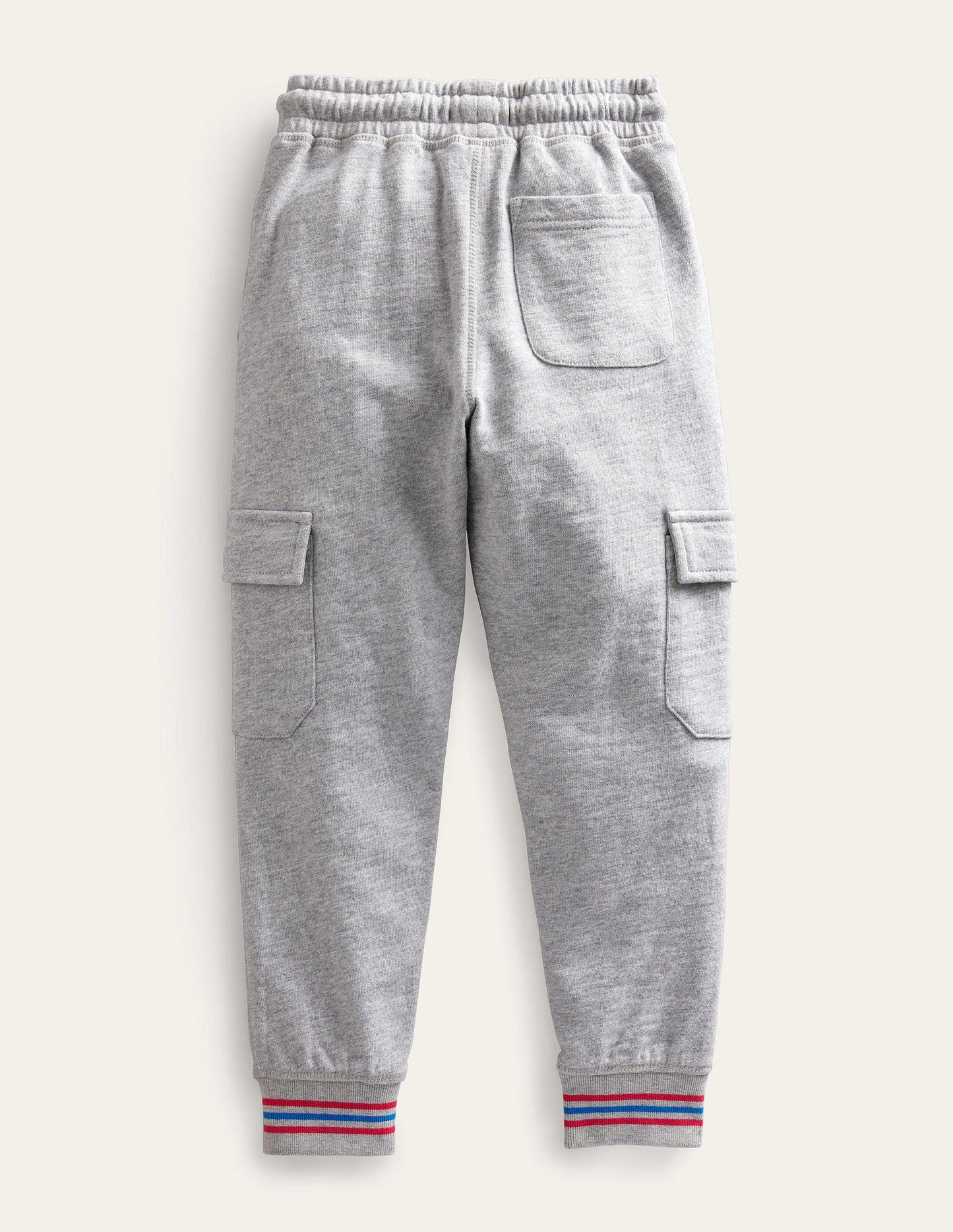 Slub Cargo Joggers-Grey Marl