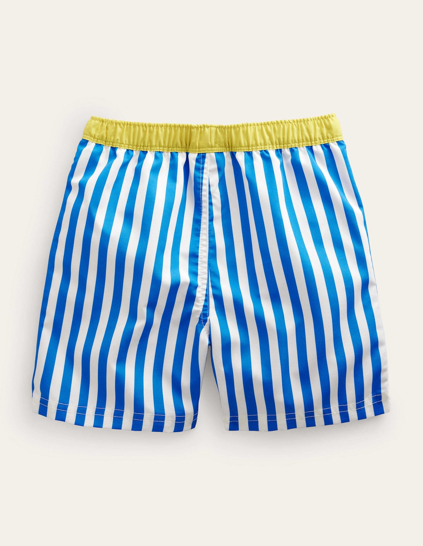 Badeshorts-Blau, Strukturierte Streifen