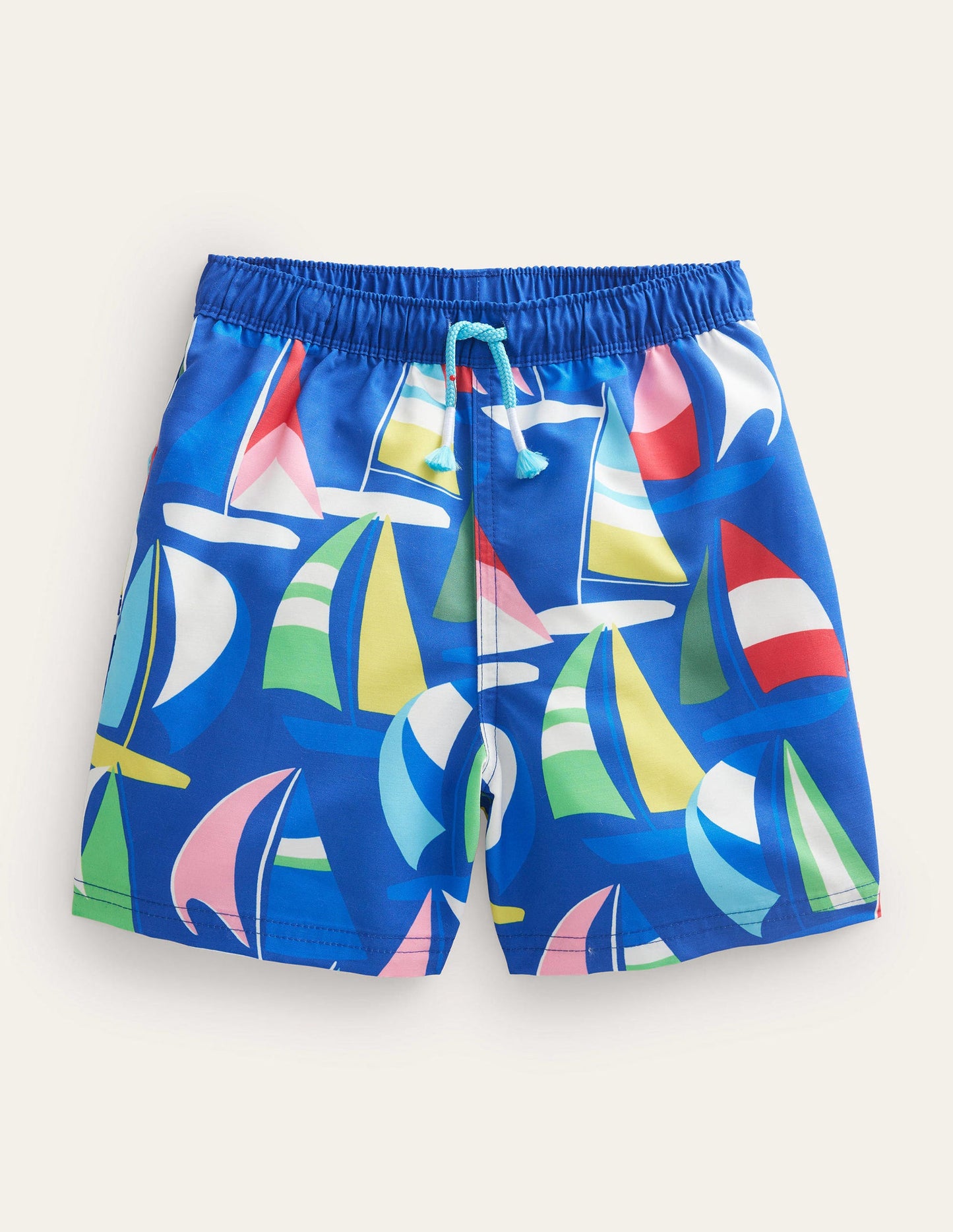 Badeshorts-Stahlblau, Boote
