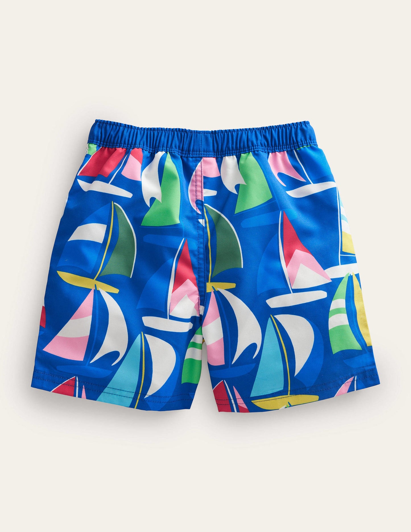 Badeshorts-Stahlblau, Boote