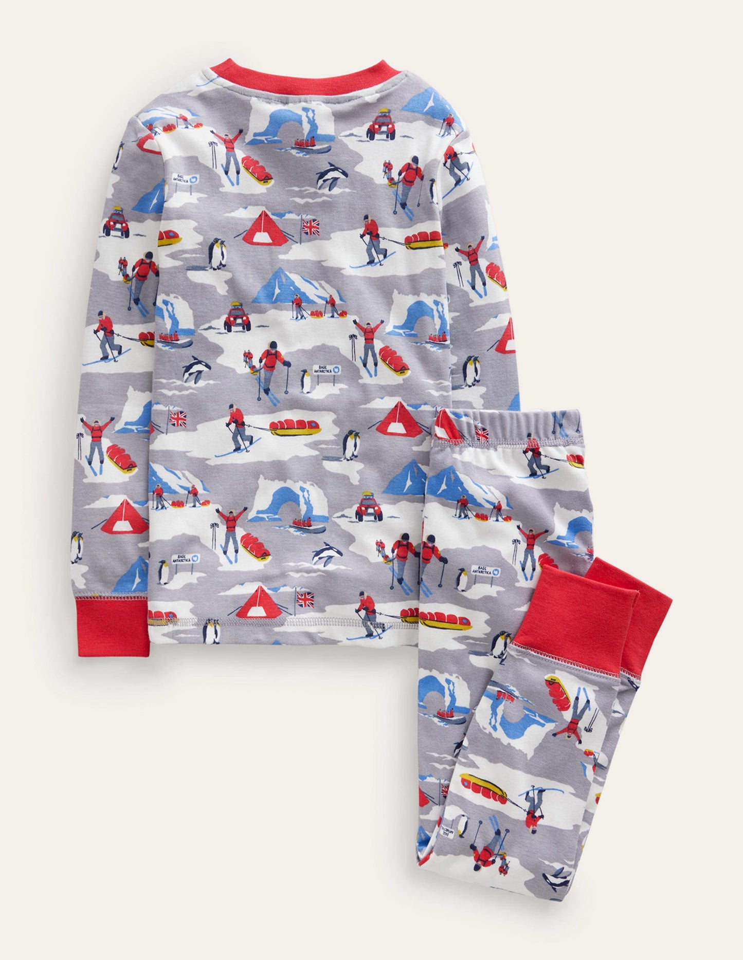 Pyjama long douillet-Explorateur gris