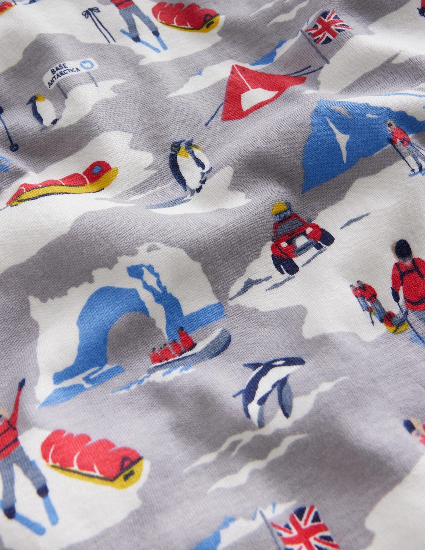 Pyjama long douillet-Explorateur gris