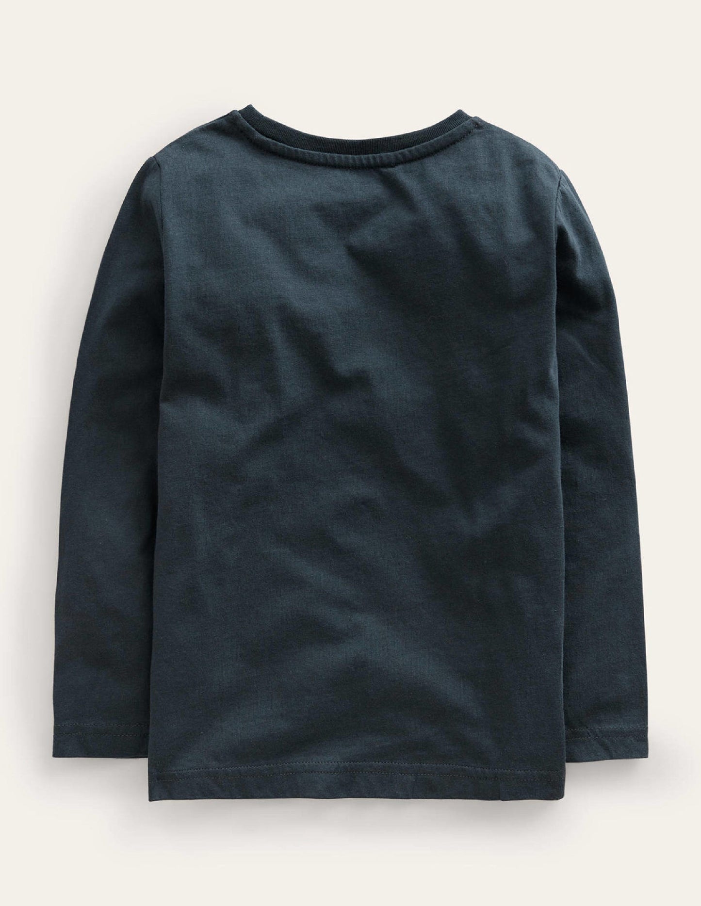T-Shirt mit Eulen-Applikation-Schloss-Grün Eule