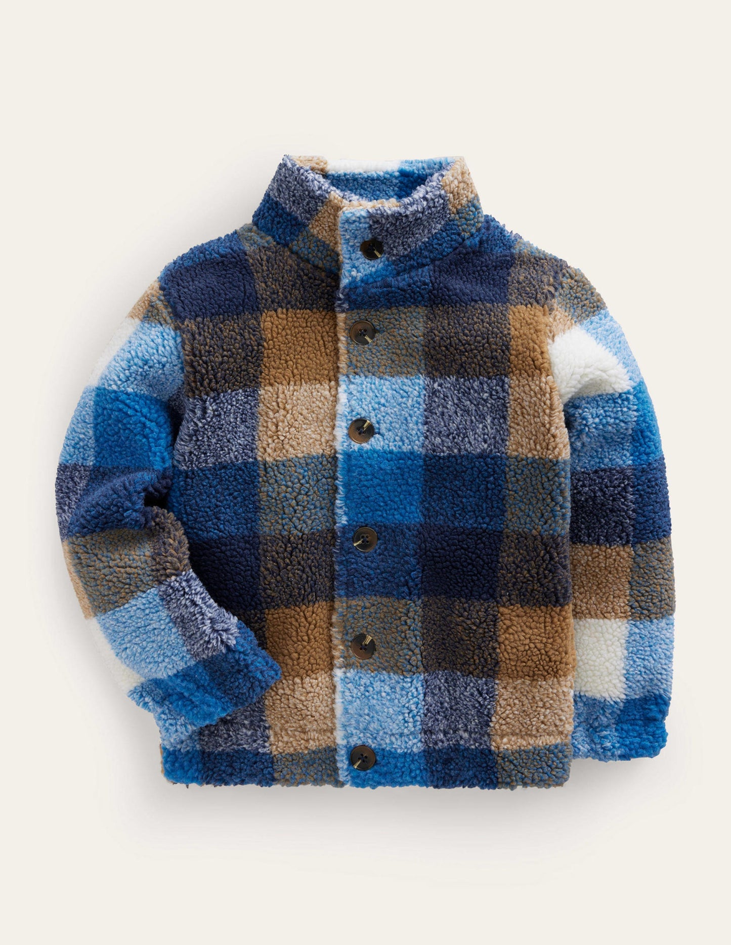 Ultimate Cosy Borg Jacket-Multi Check