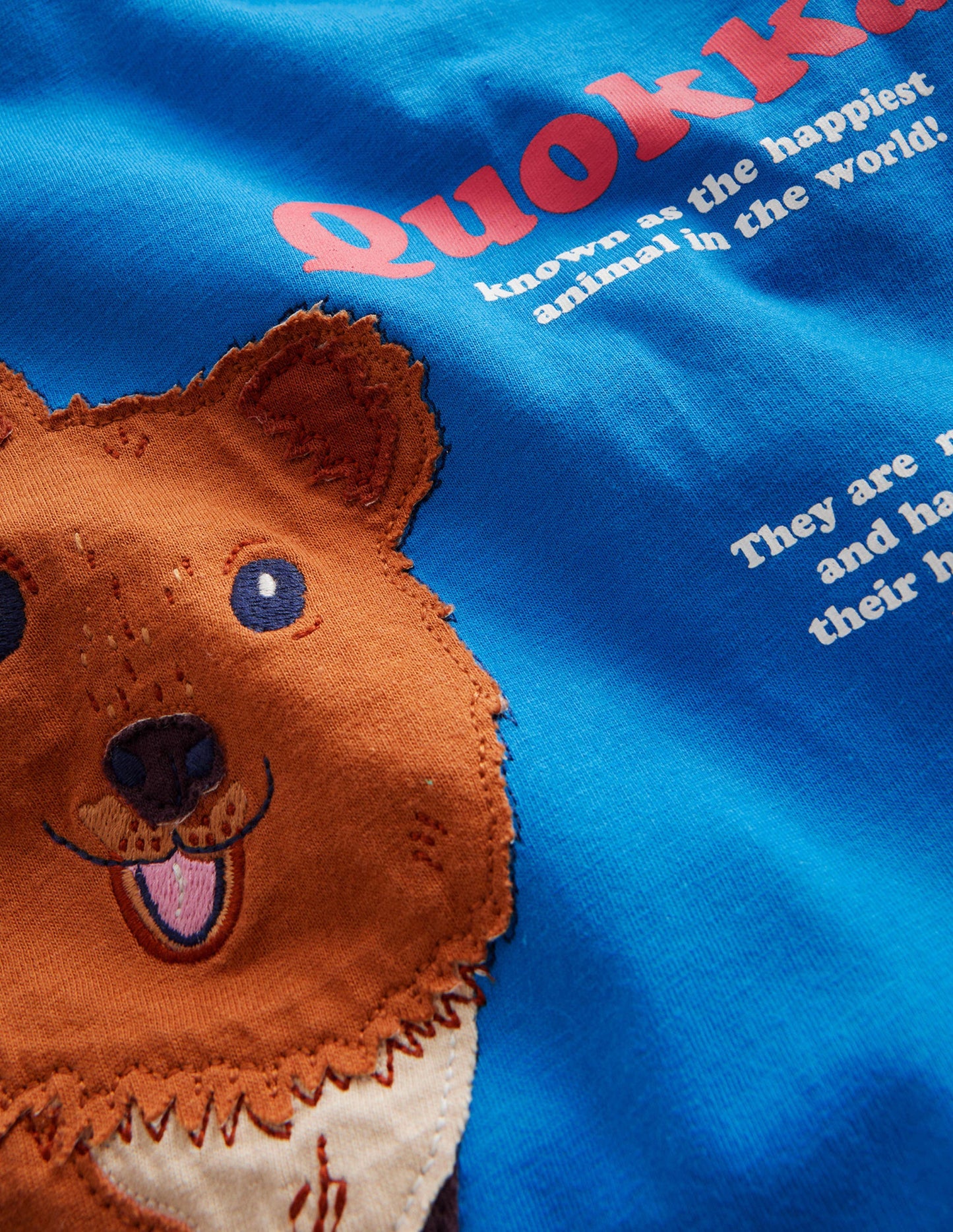 Quokka Lern-T-Shirt-Ägyptischblau Quokka