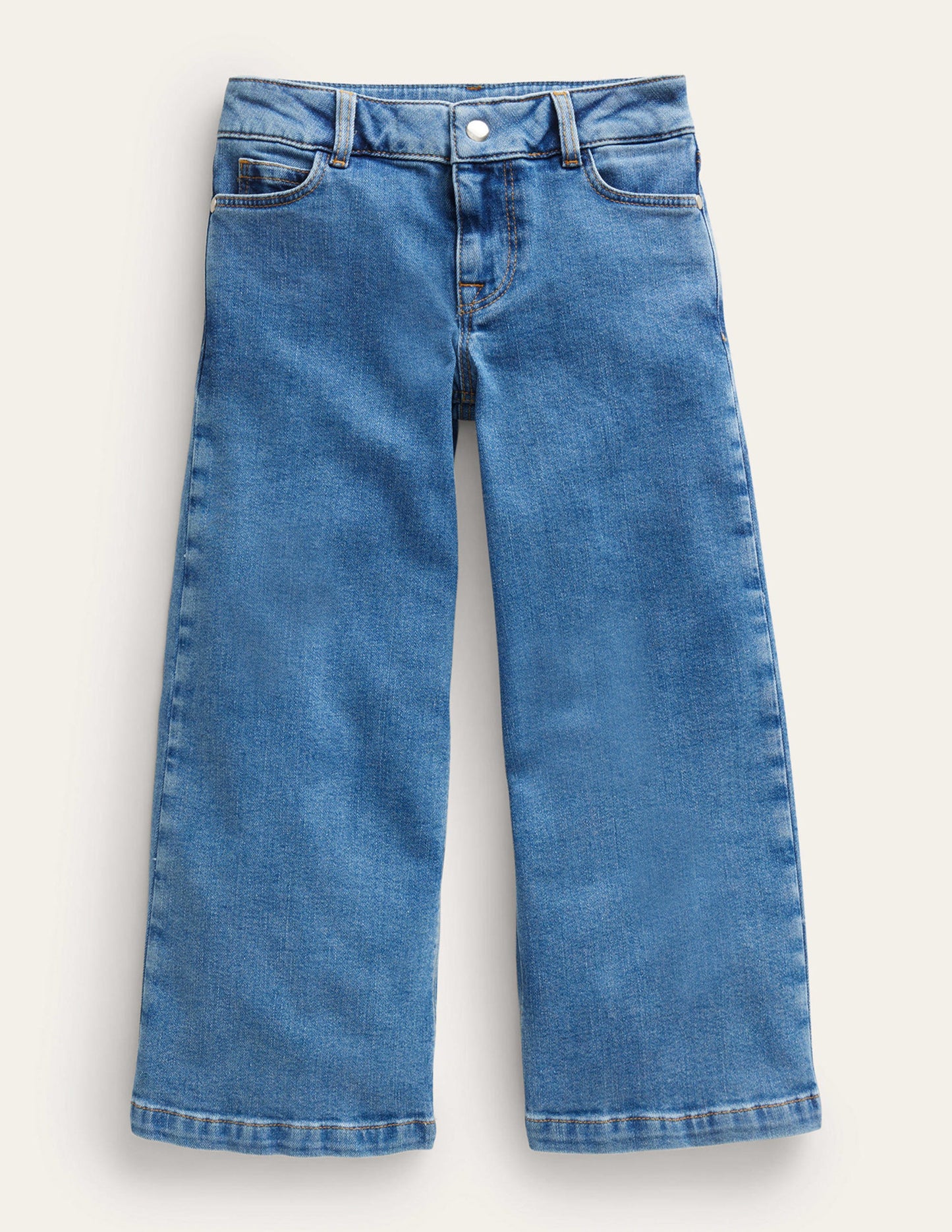 Hose mit weitem Bein-Medium Vintage Blau