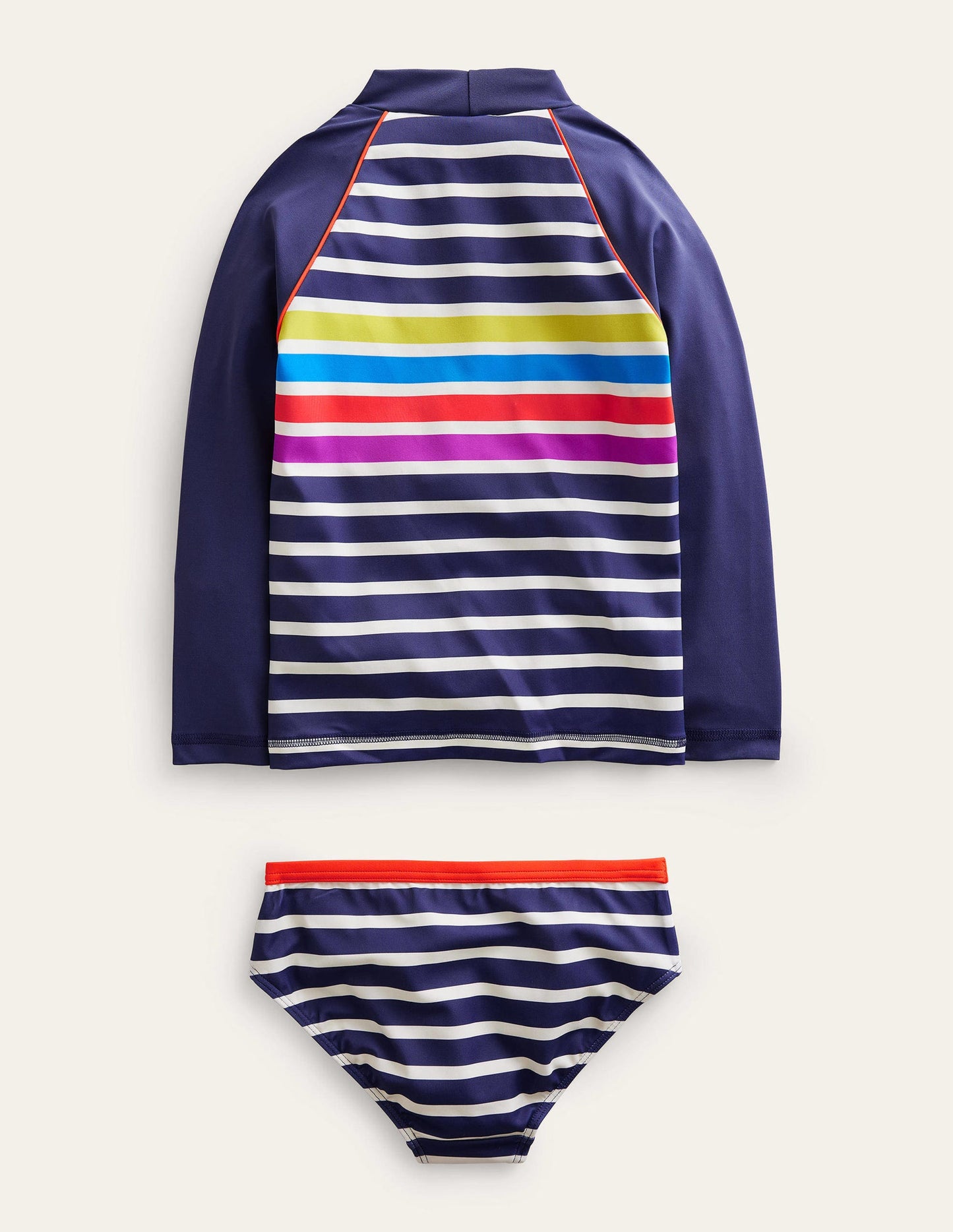 Rash Vest Set-Multi Placement Stripe