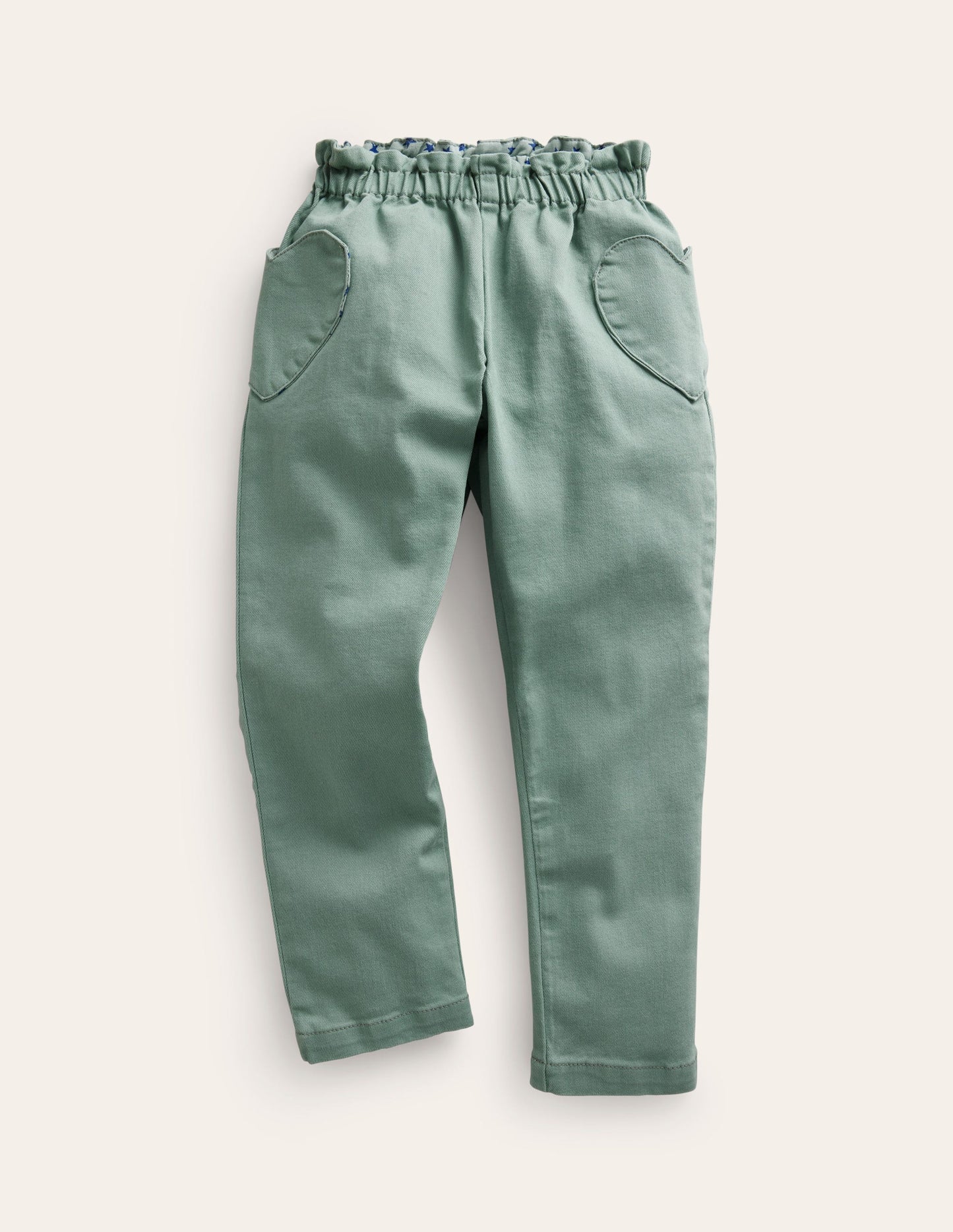 Pantalon à enfiler-Vert fumée