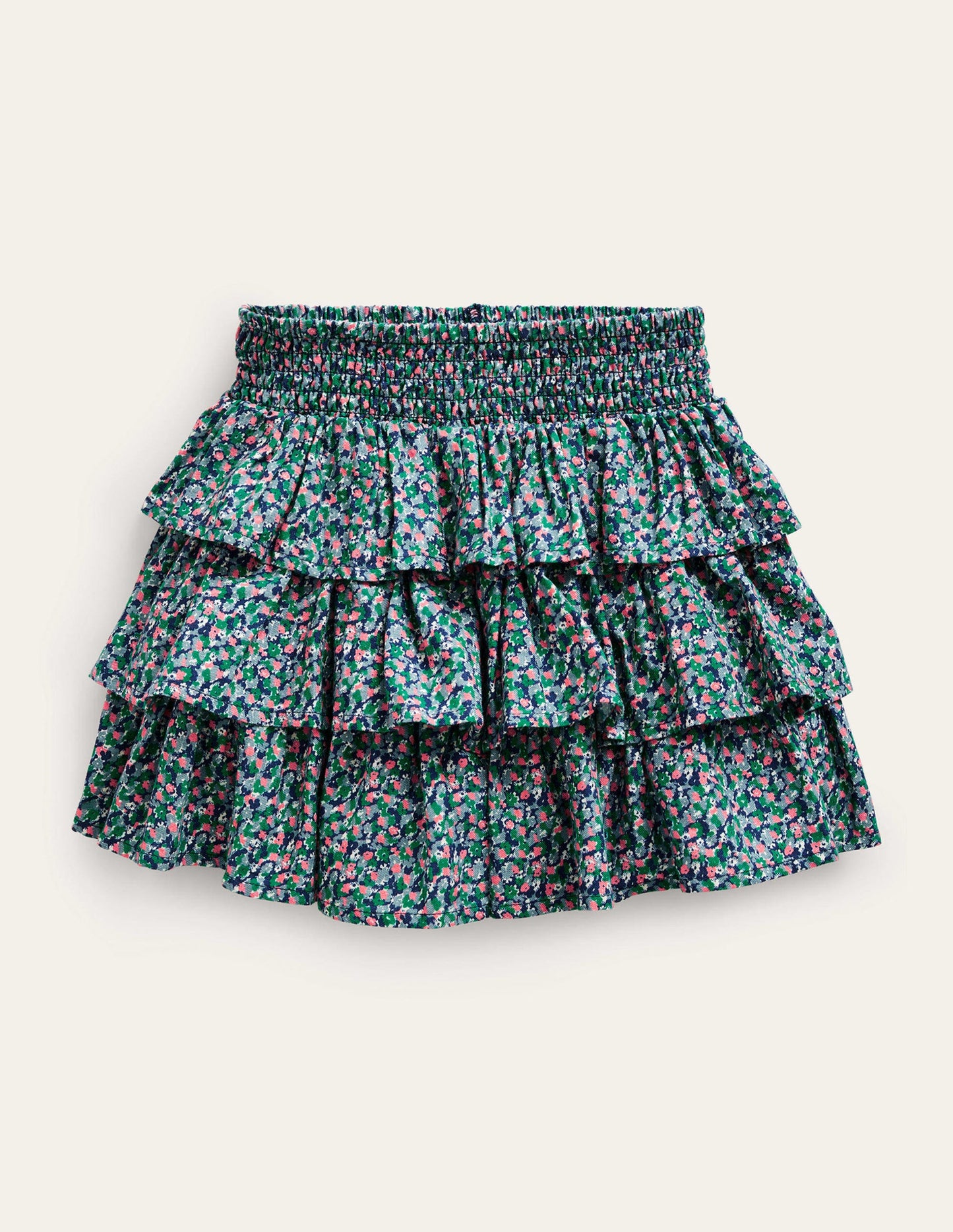 Gestufter Minirock-Kiesblau Mikro-Blume
